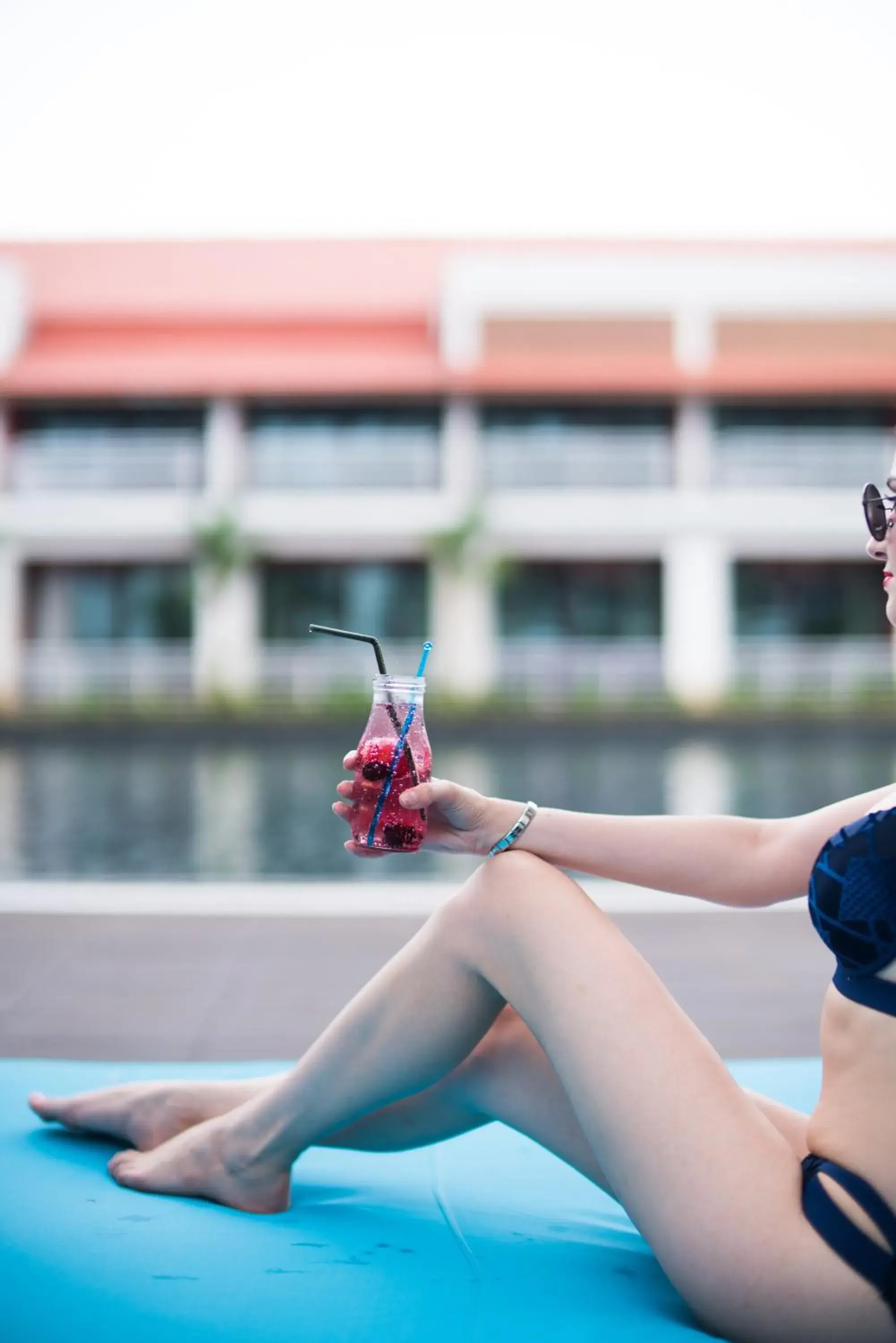 Pool view in Planet Hollywood Beach Resort Goa Pool view in Planet Hollywood Beach Resort Goa