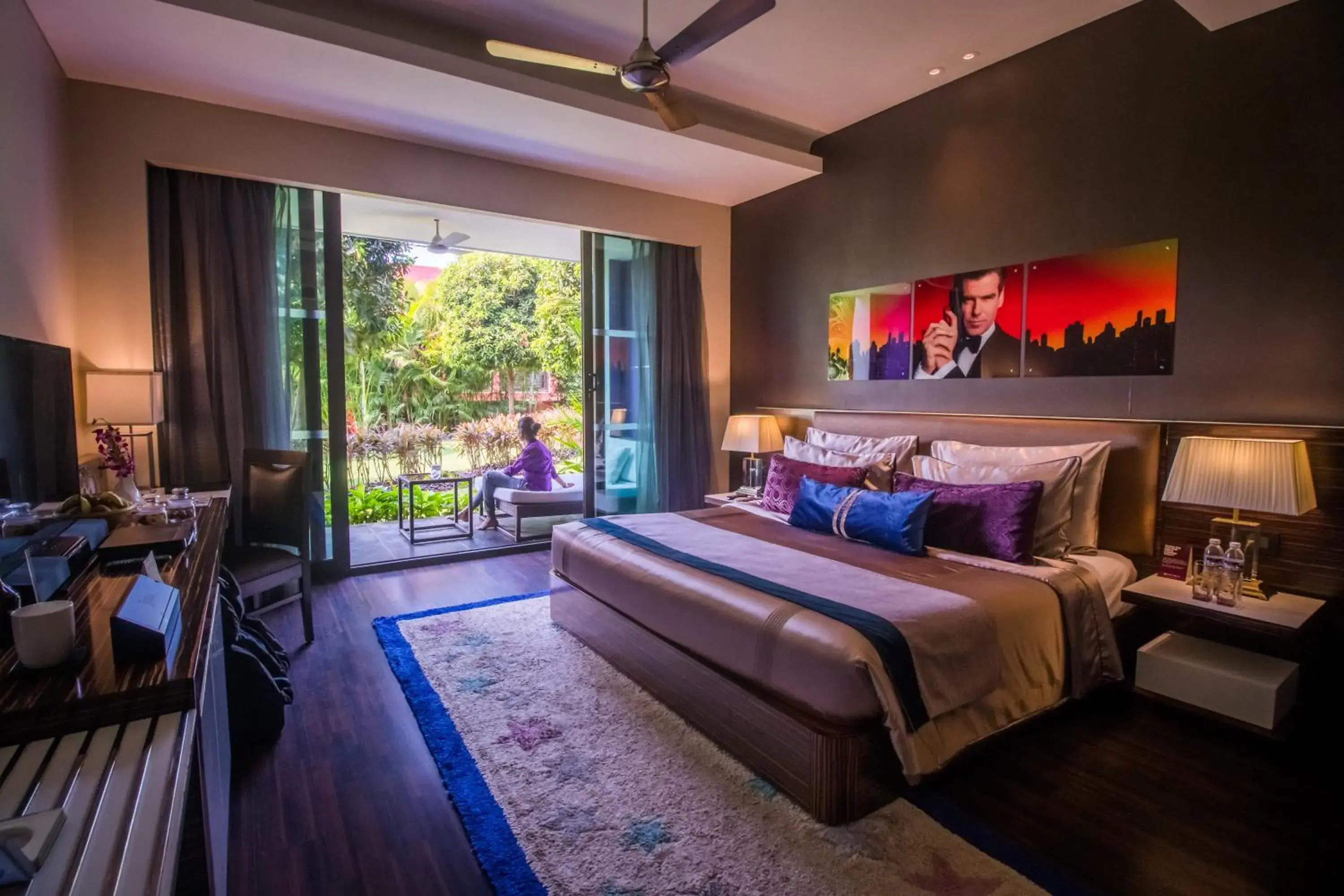 Garden view, Bed in Planet Hollywood Beach Resort Goa Garden view, Bed in Planet Hollywood Beach Resort Goa