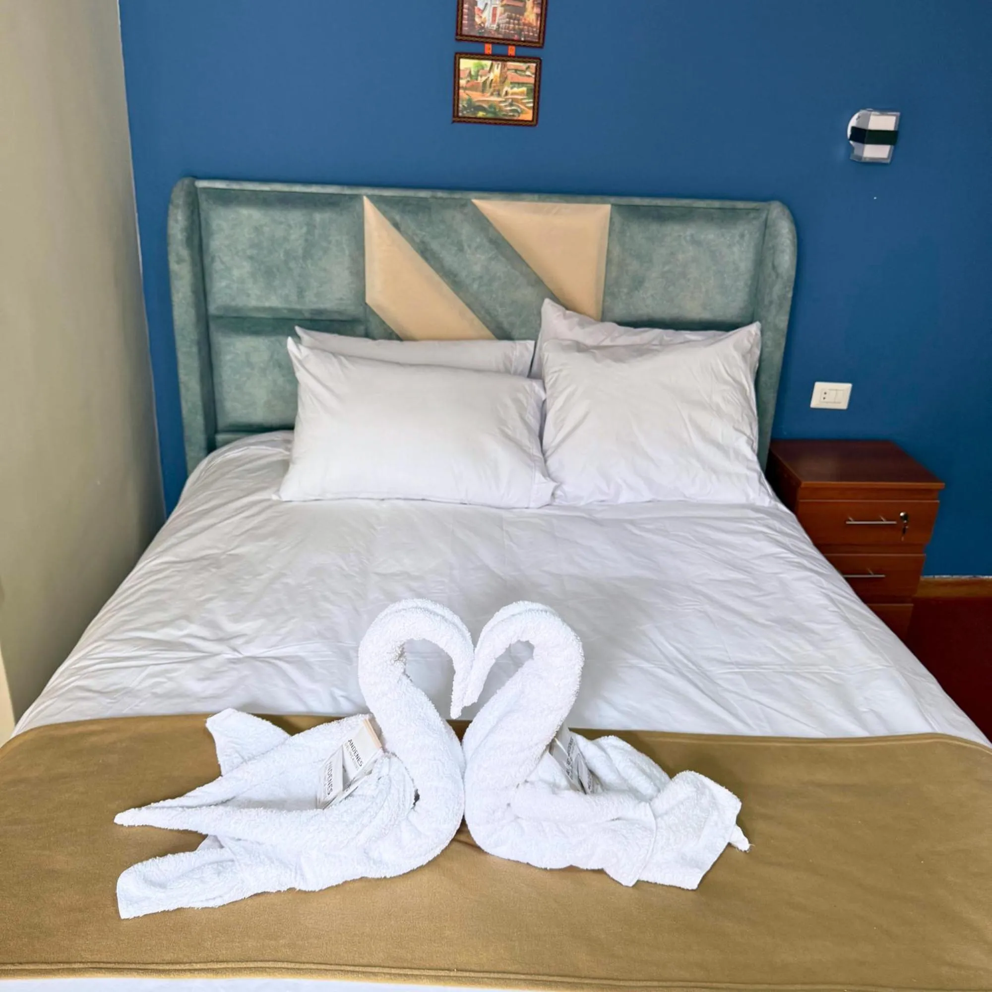 Bed in Andenes del Inca Hotel