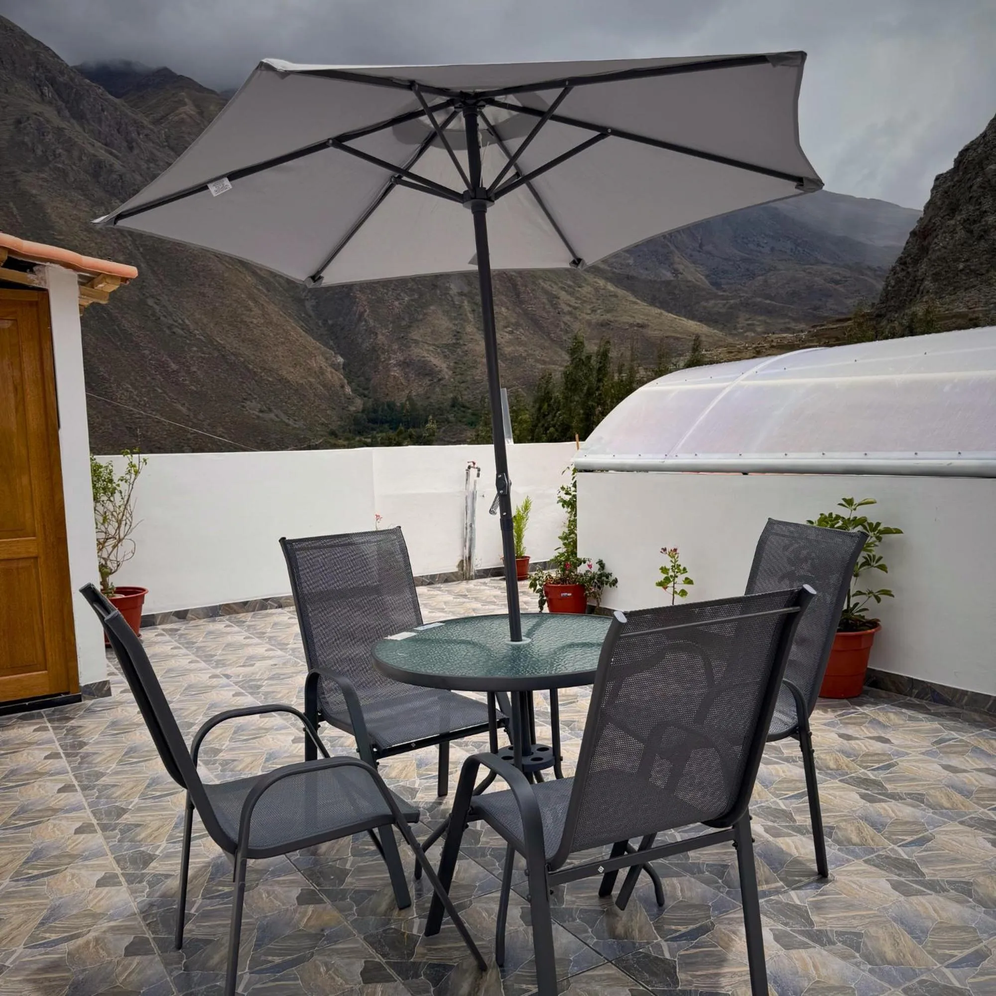 Balcony/Terrace in Andenes del Inca Hotel
