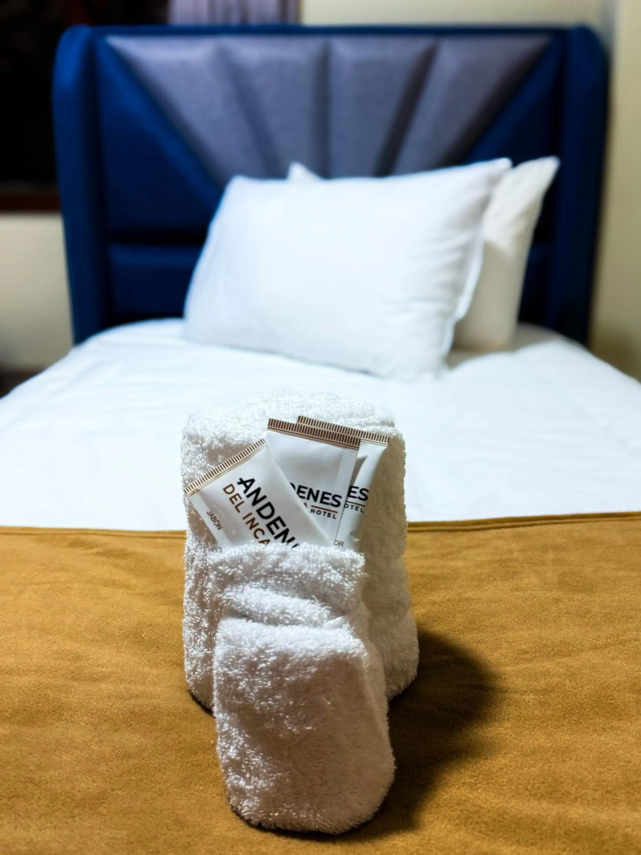 Bed in Andenes del Inca Hotel