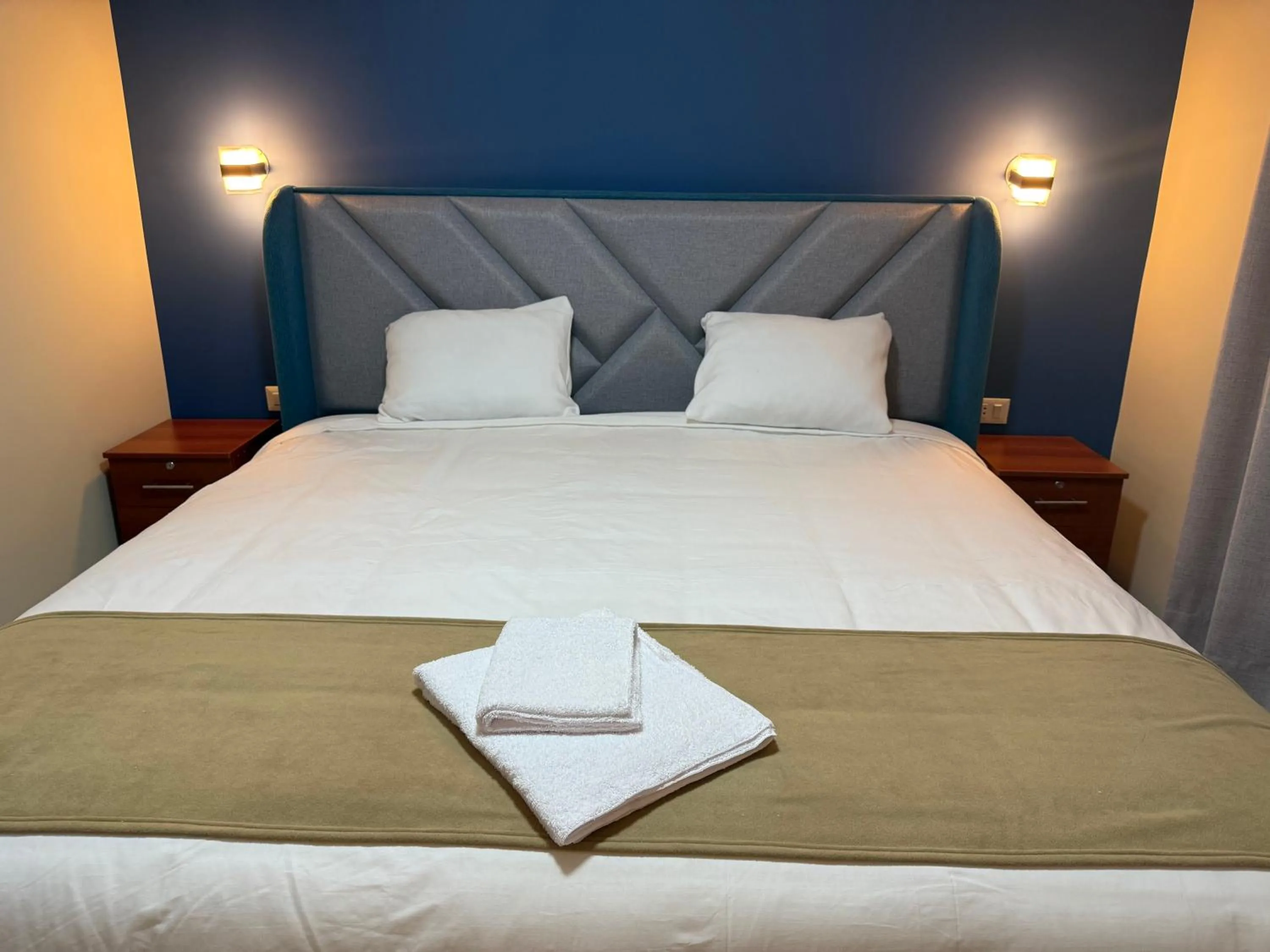 Bed in Andenes del Inca Hotel