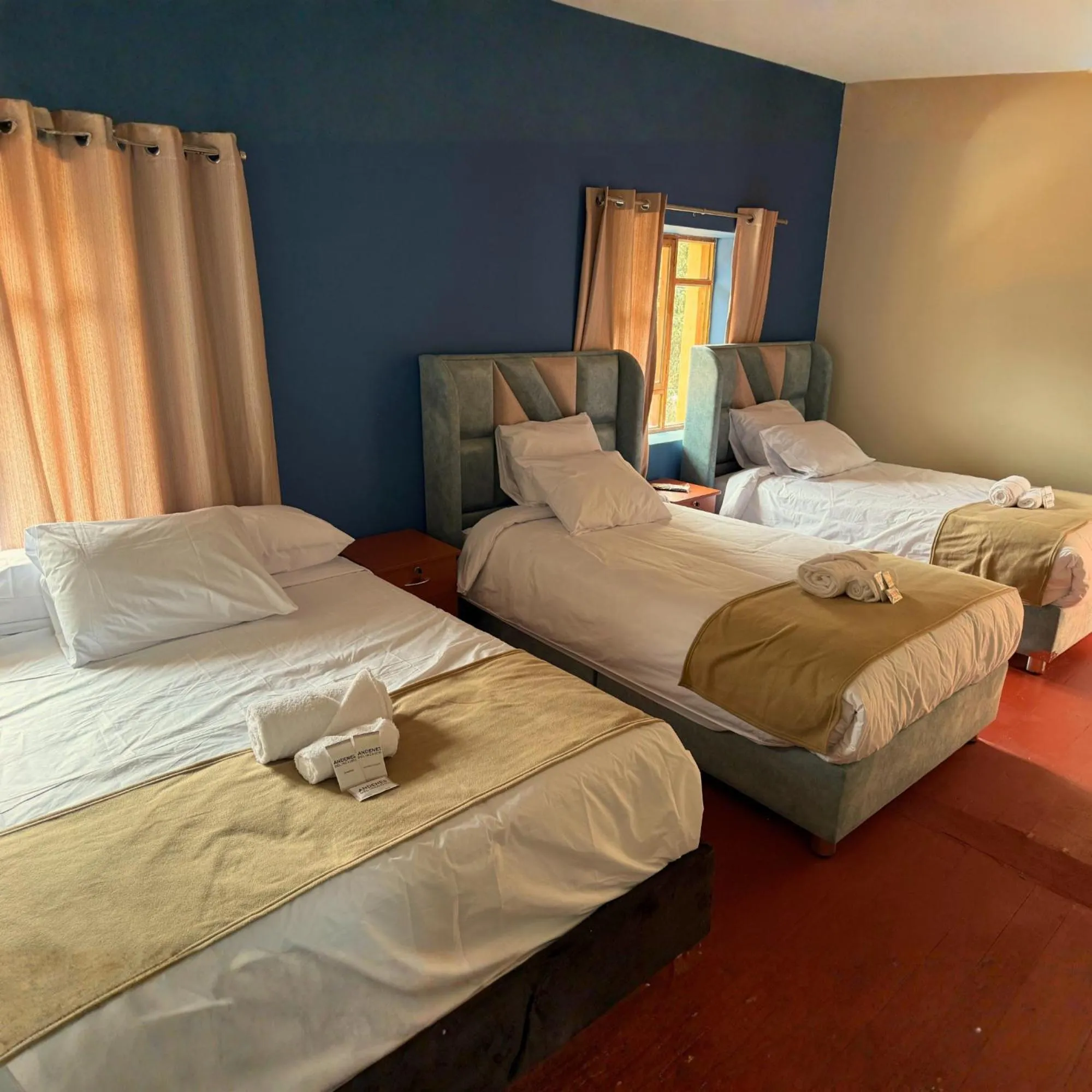 Bed in Andenes del Inca Hotel