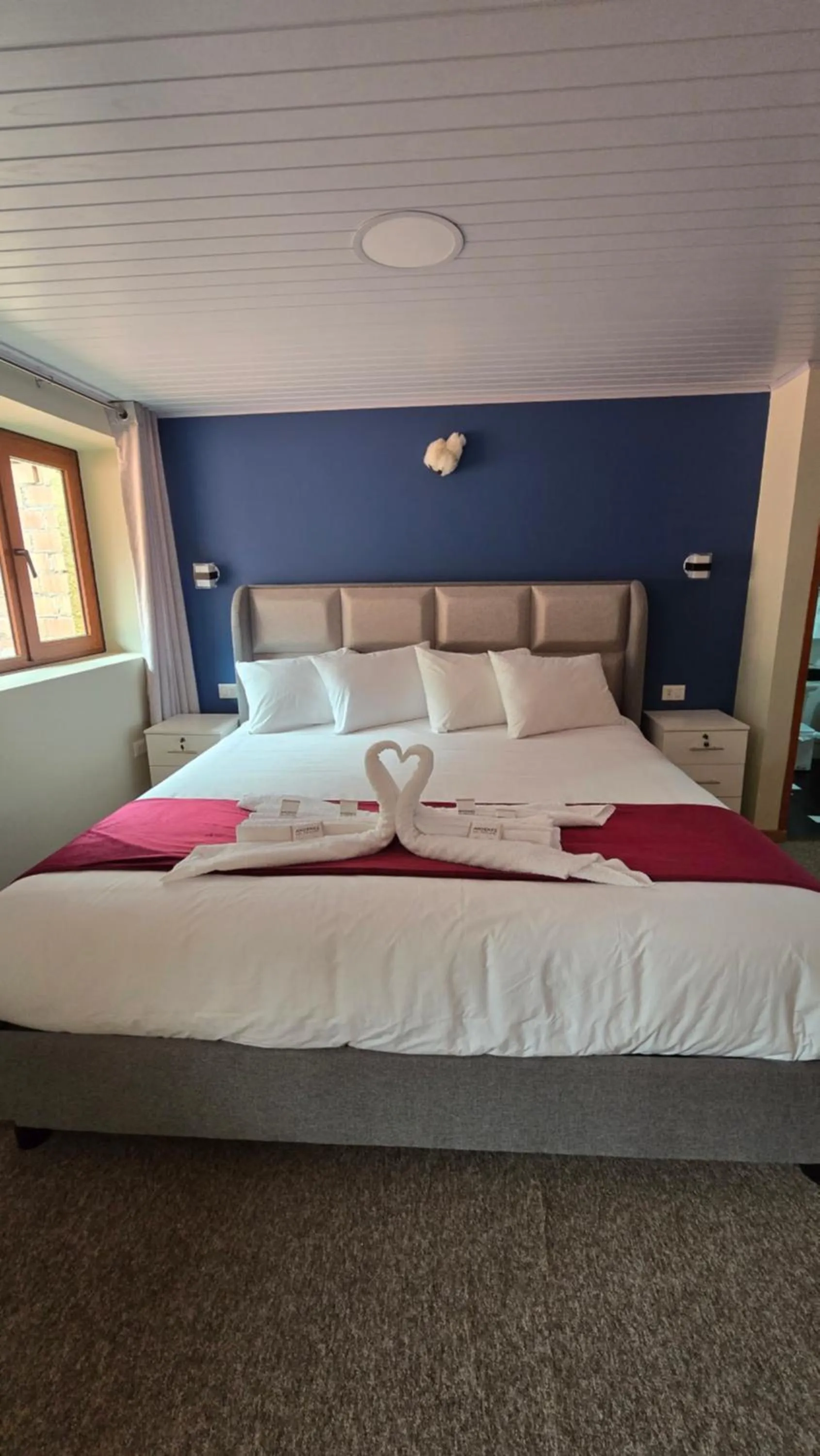 Bed in Andenes del Inca Hotel