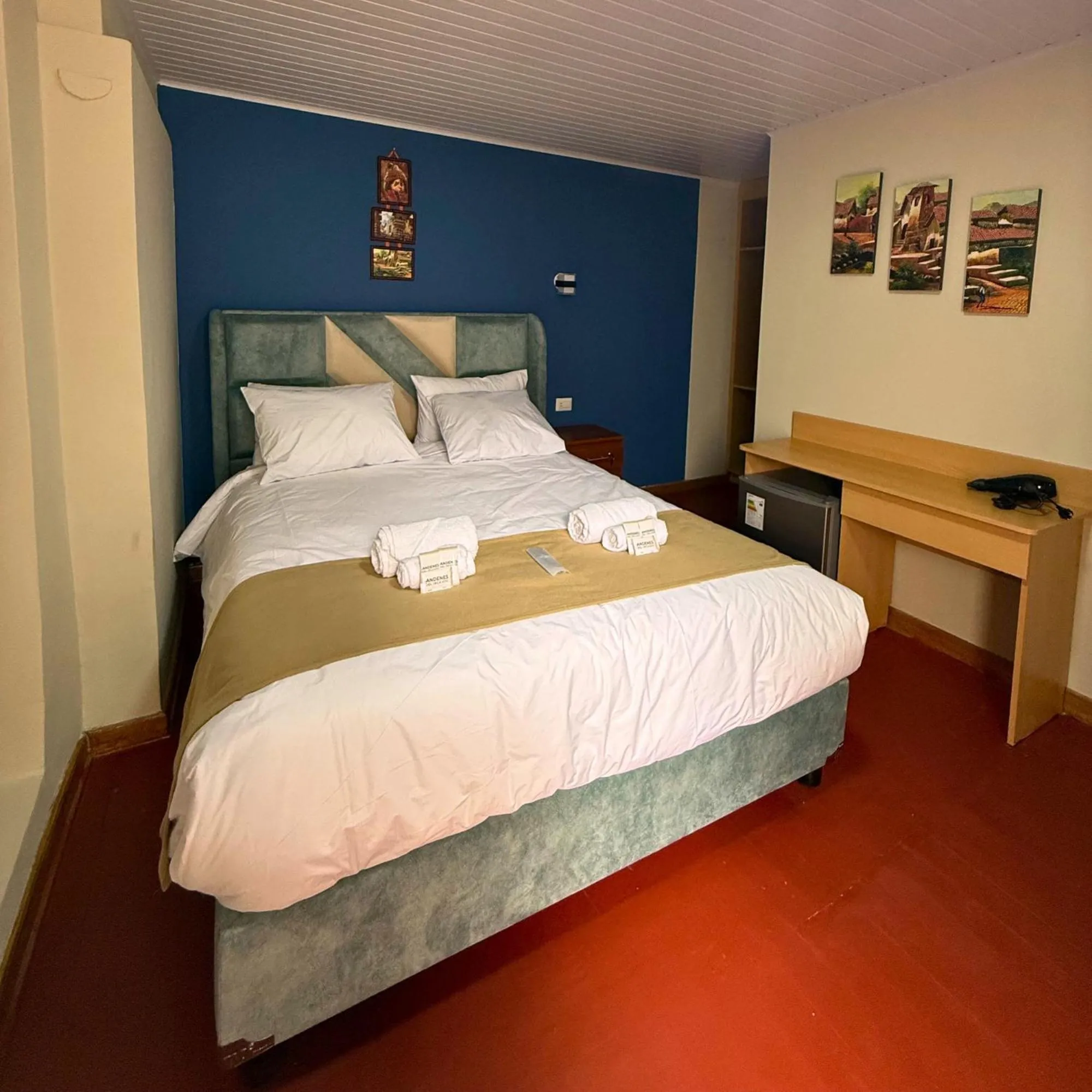 Bed in Andenes del Inca Hotel