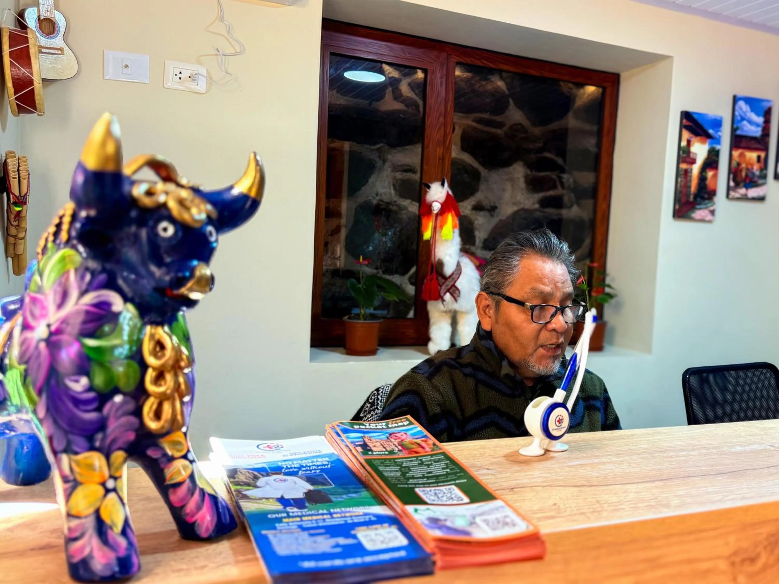 Lobby or reception in Andenes del Inca Hotel
