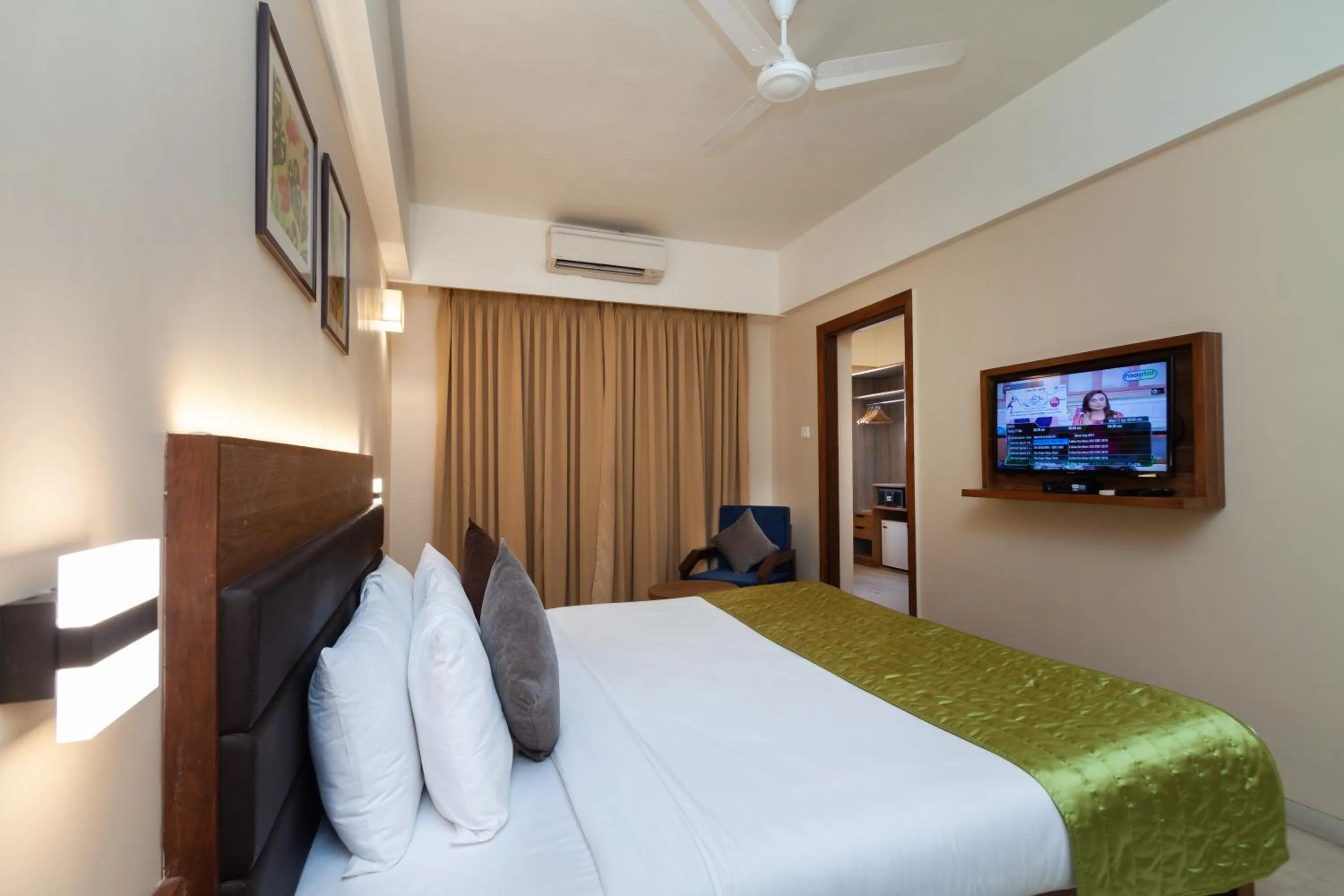 Bedroom, Bed in Somy Plaza Calangute Goa - Formerly Somy Resort