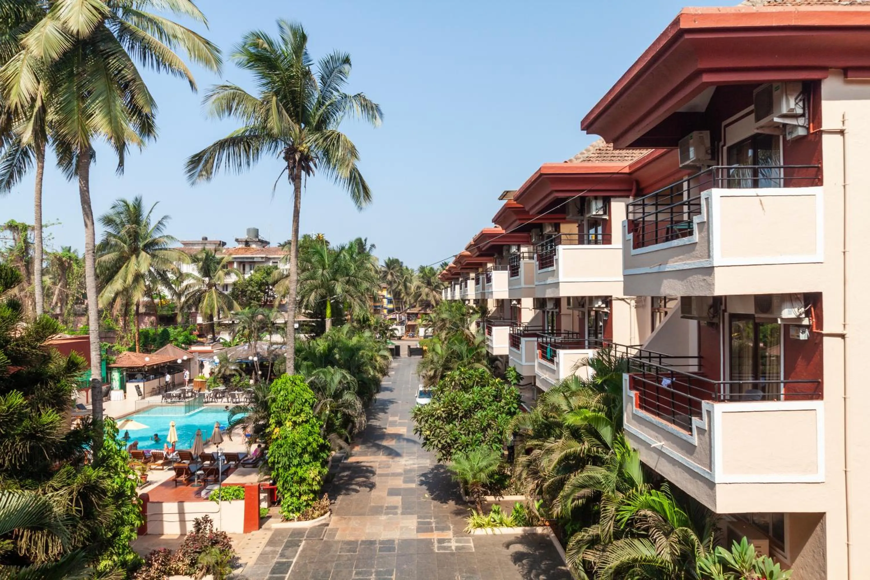 Area and facilities in Somy Plaza Calangute Goa - Formerly Somy Resort