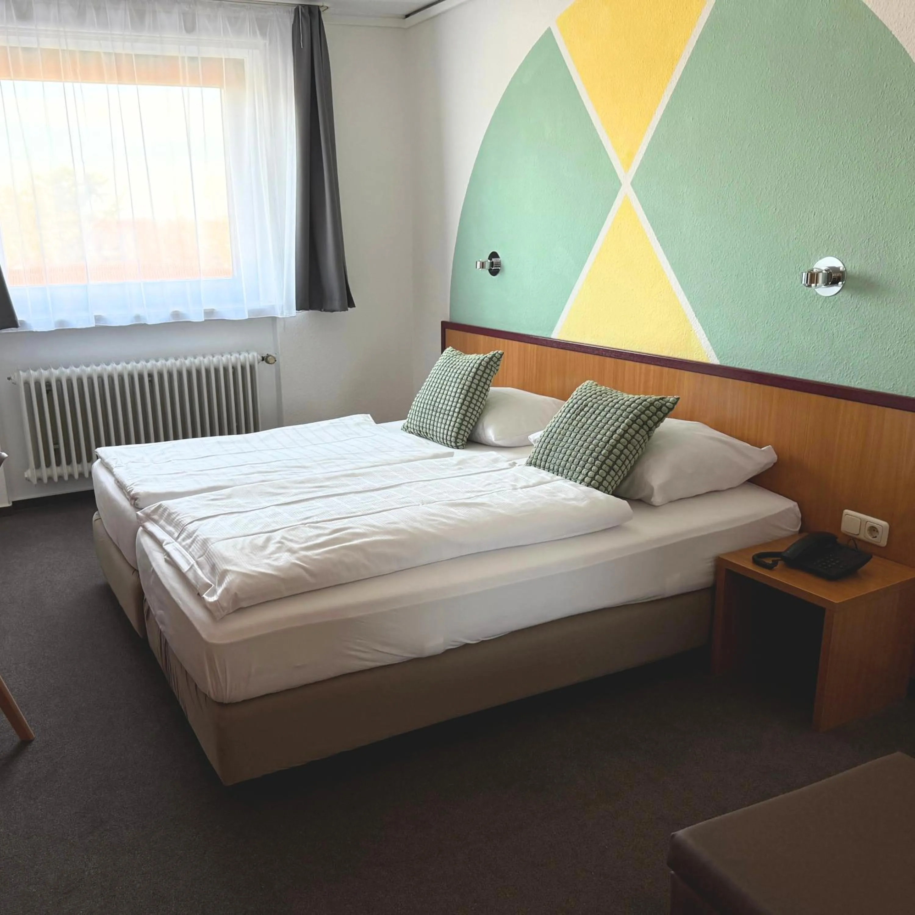 Photo of the whole room, Bed in Colourful Hotel