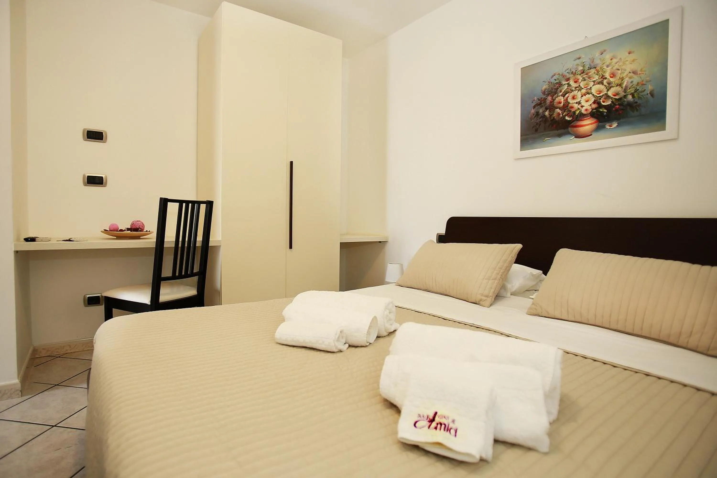 Bed in B&B A casa di amici