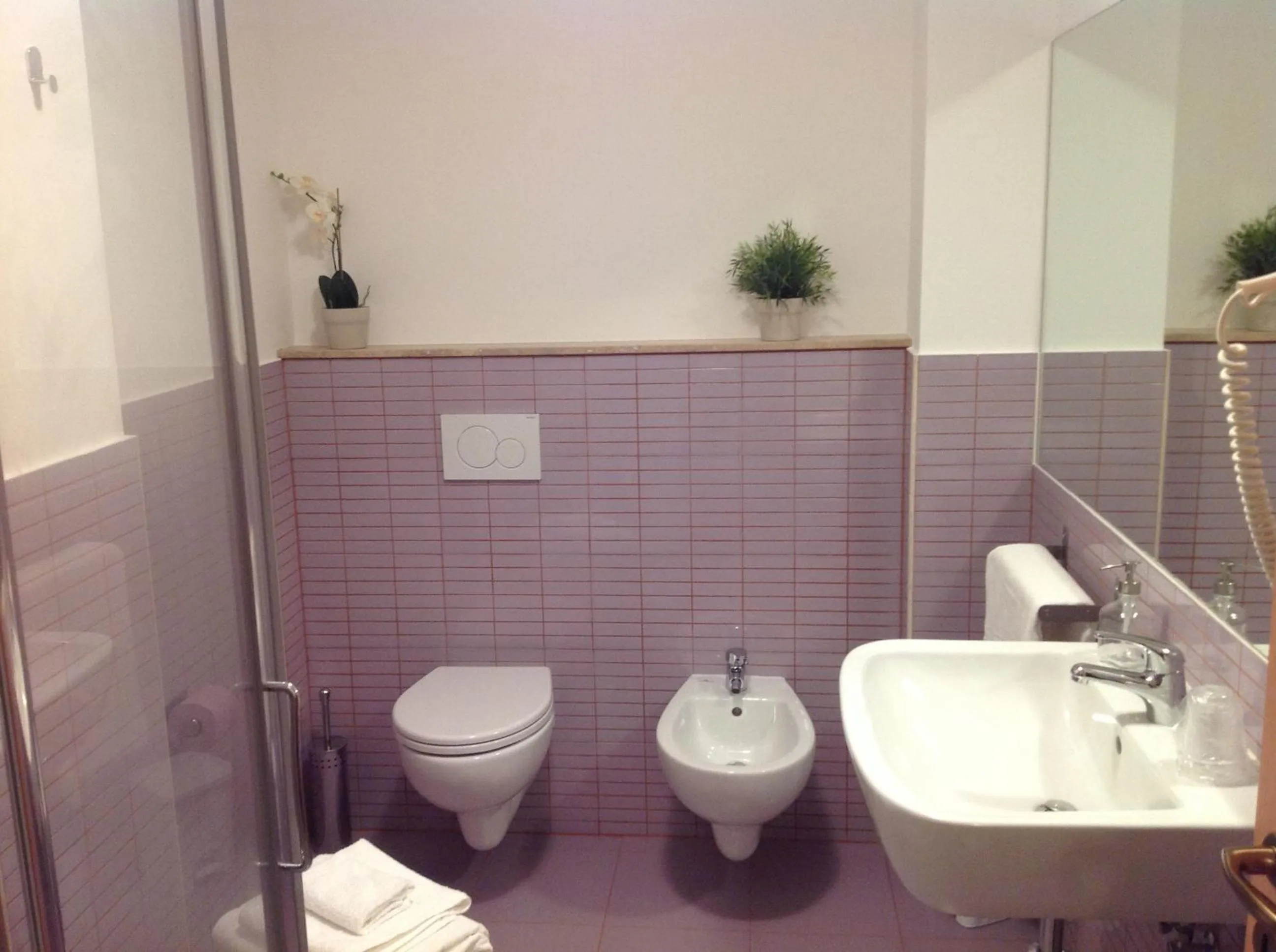 Toilet in B&B A casa di amici