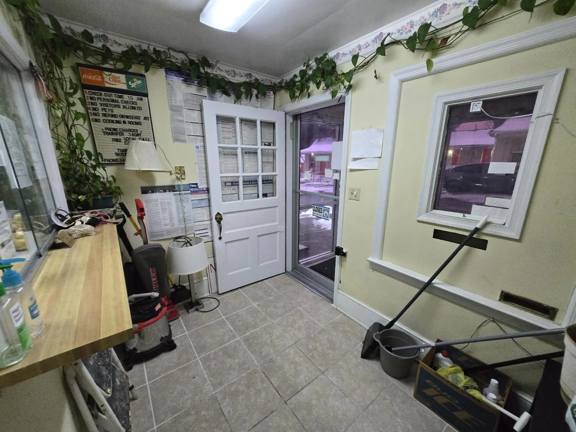 Lobby or reception in Skyline Motel by Belvilla Waynesboro US 250