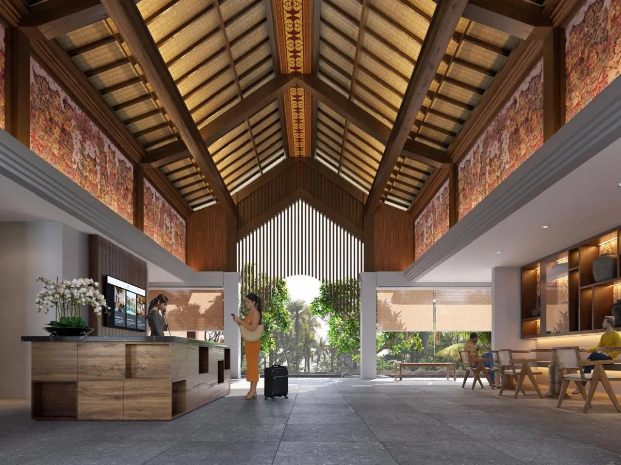 Lobby or reception in Sudamala Resort, Ubud, Bali