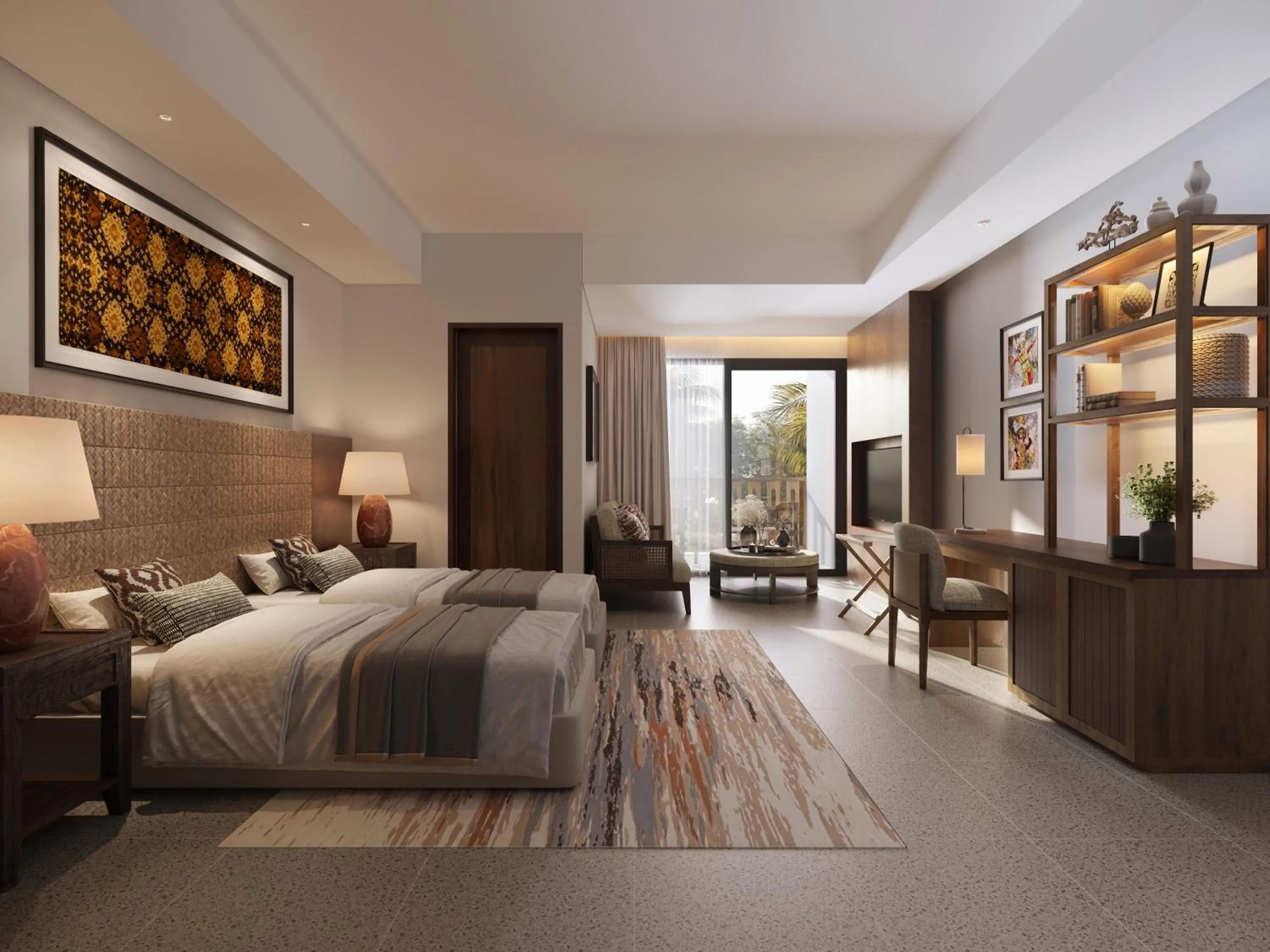 Bed in Sudamala Resort, Ubud, Bali