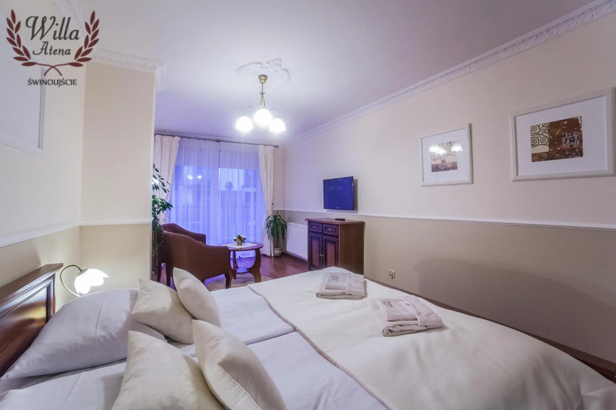 Photo of the whole room, Bed in Willa Atena