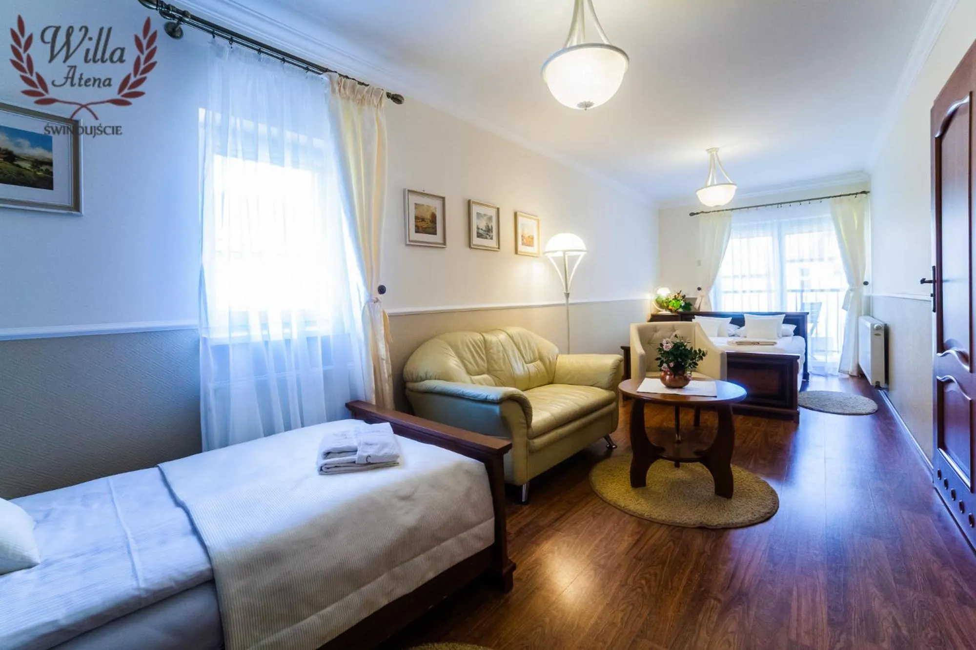 Photo of the whole room, Bed in Willa Atena