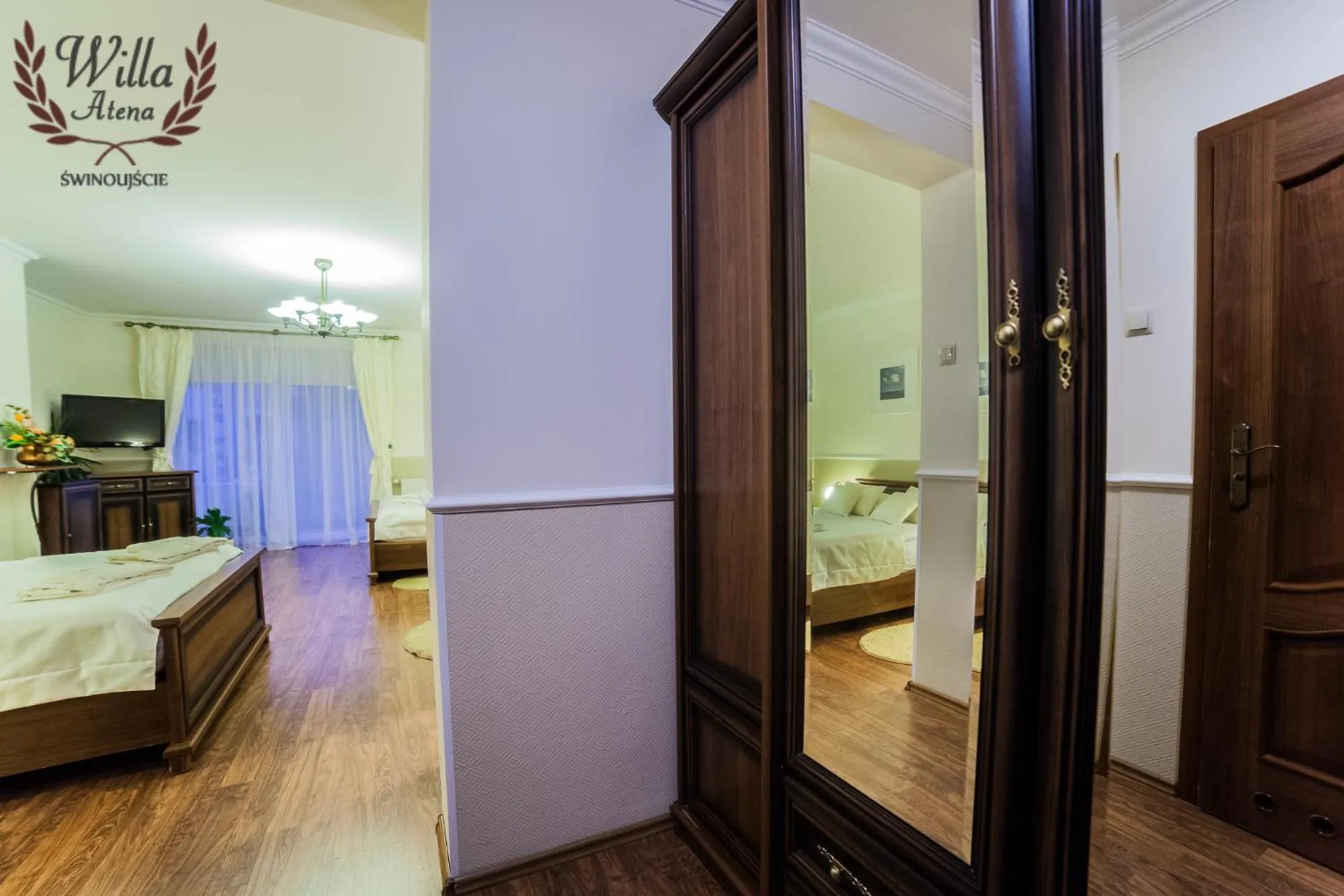 Photo of the whole room, Bed in Willa Atena