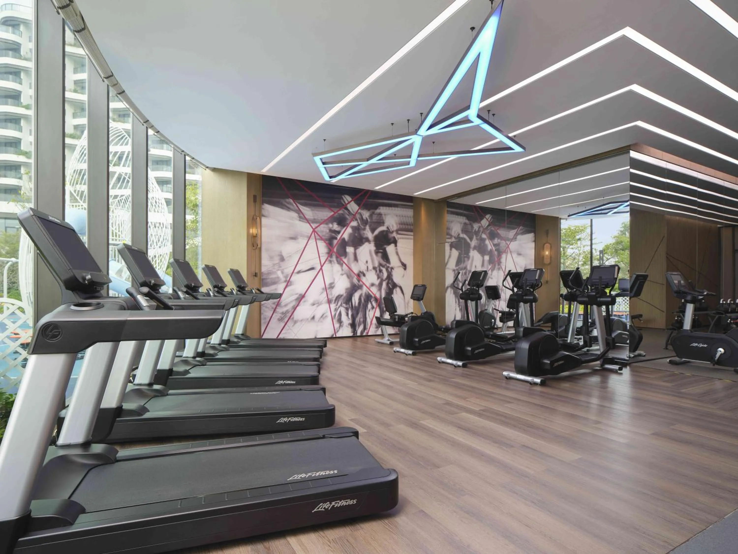 Fitness centre/facilities in Beihai Marriott Resort