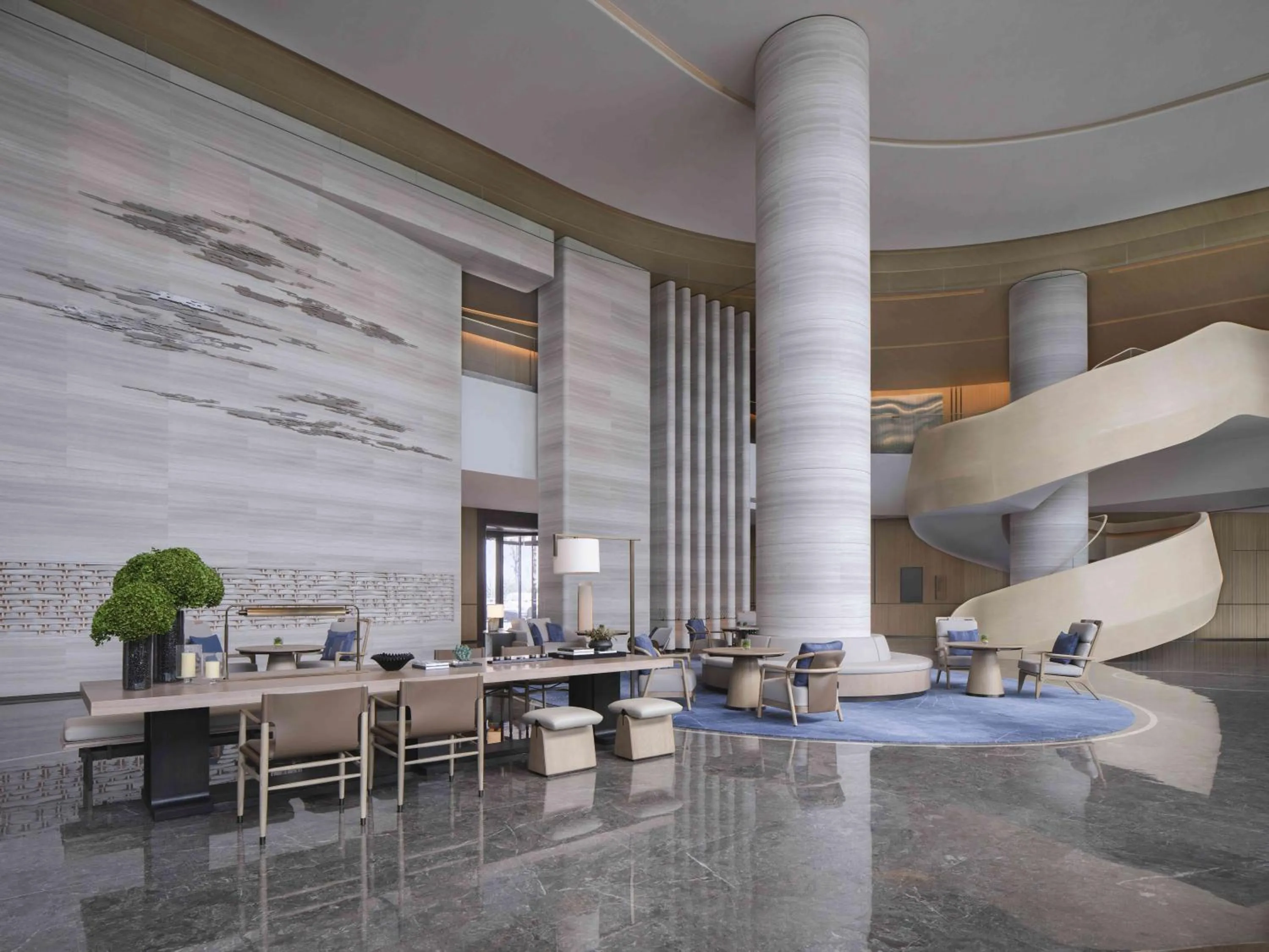 Lobby or reception in Beihai Marriott Resort