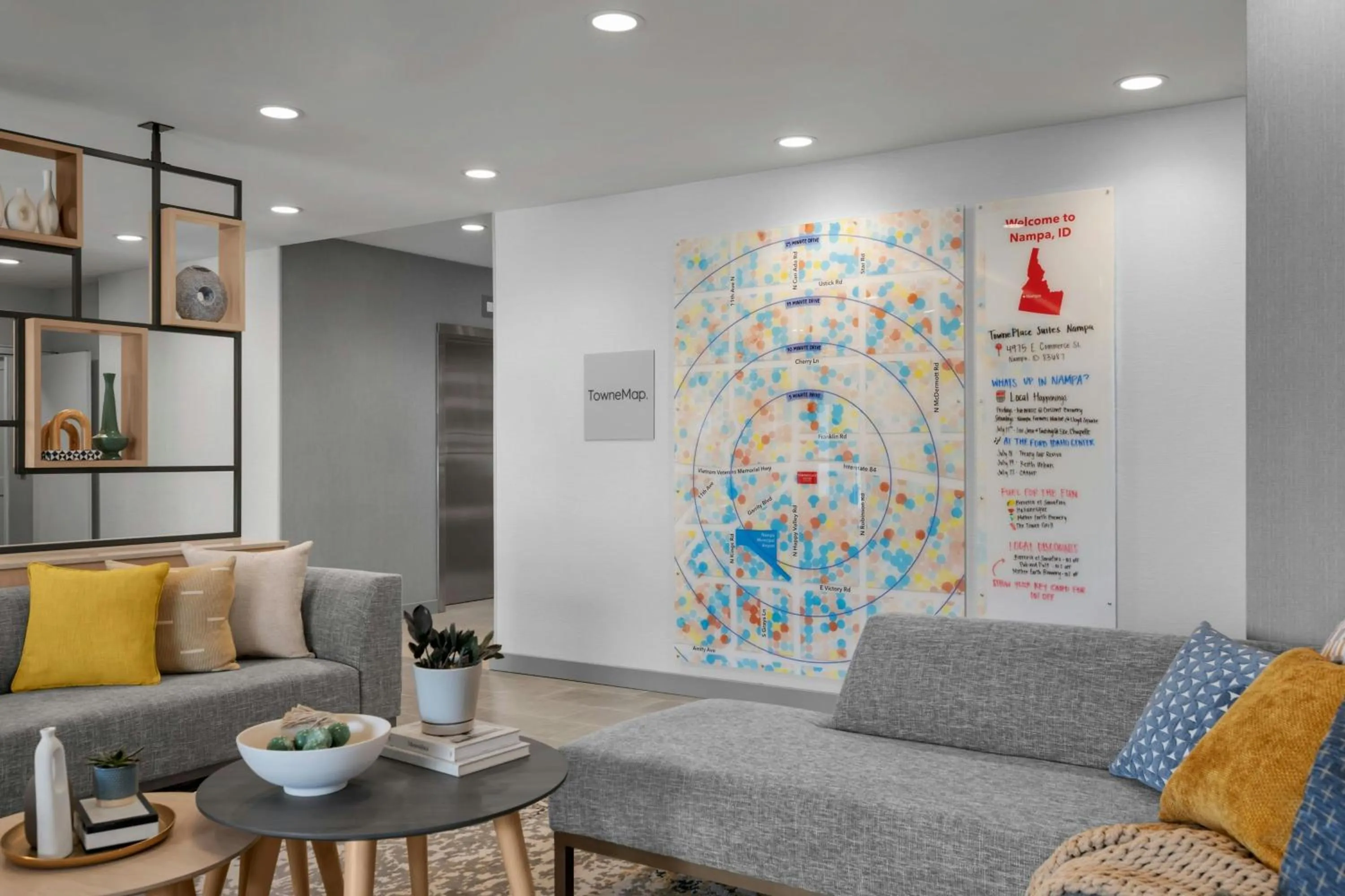 Lobby or reception in TownePlace Suites by Marriott Nampa