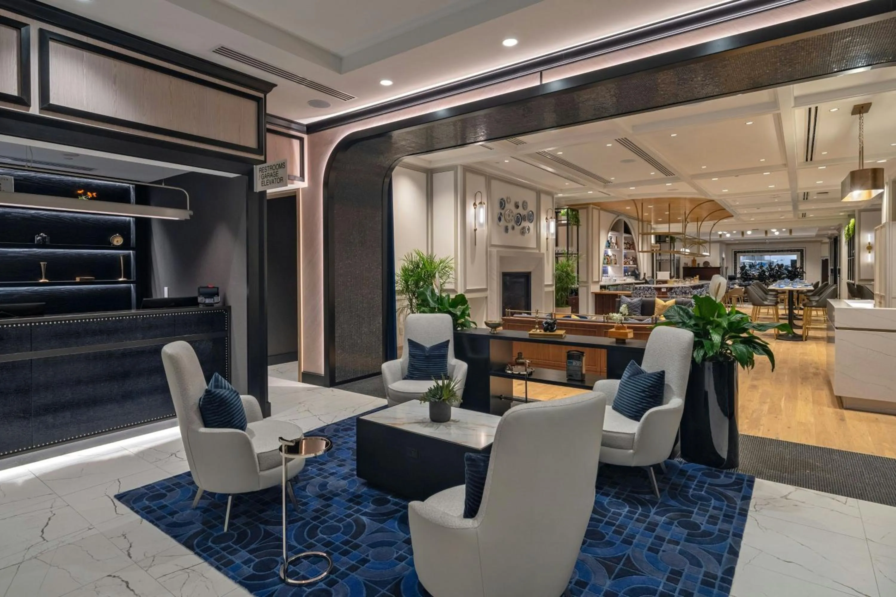 Lobby or reception in The Vanguard Ann Arbor, Autograph Collection