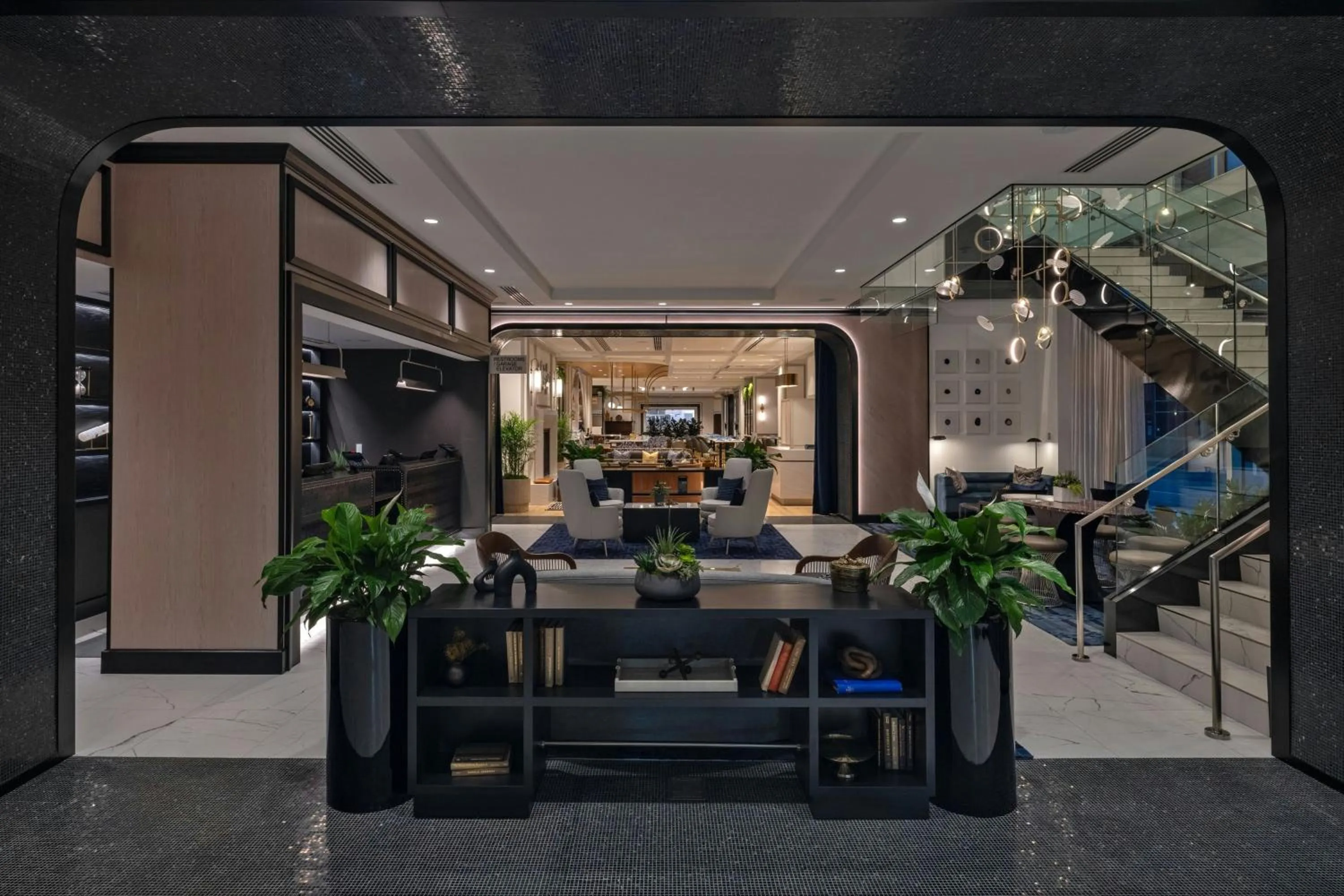 Lobby or reception in The Vanguard Ann Arbor, Autograph Collection