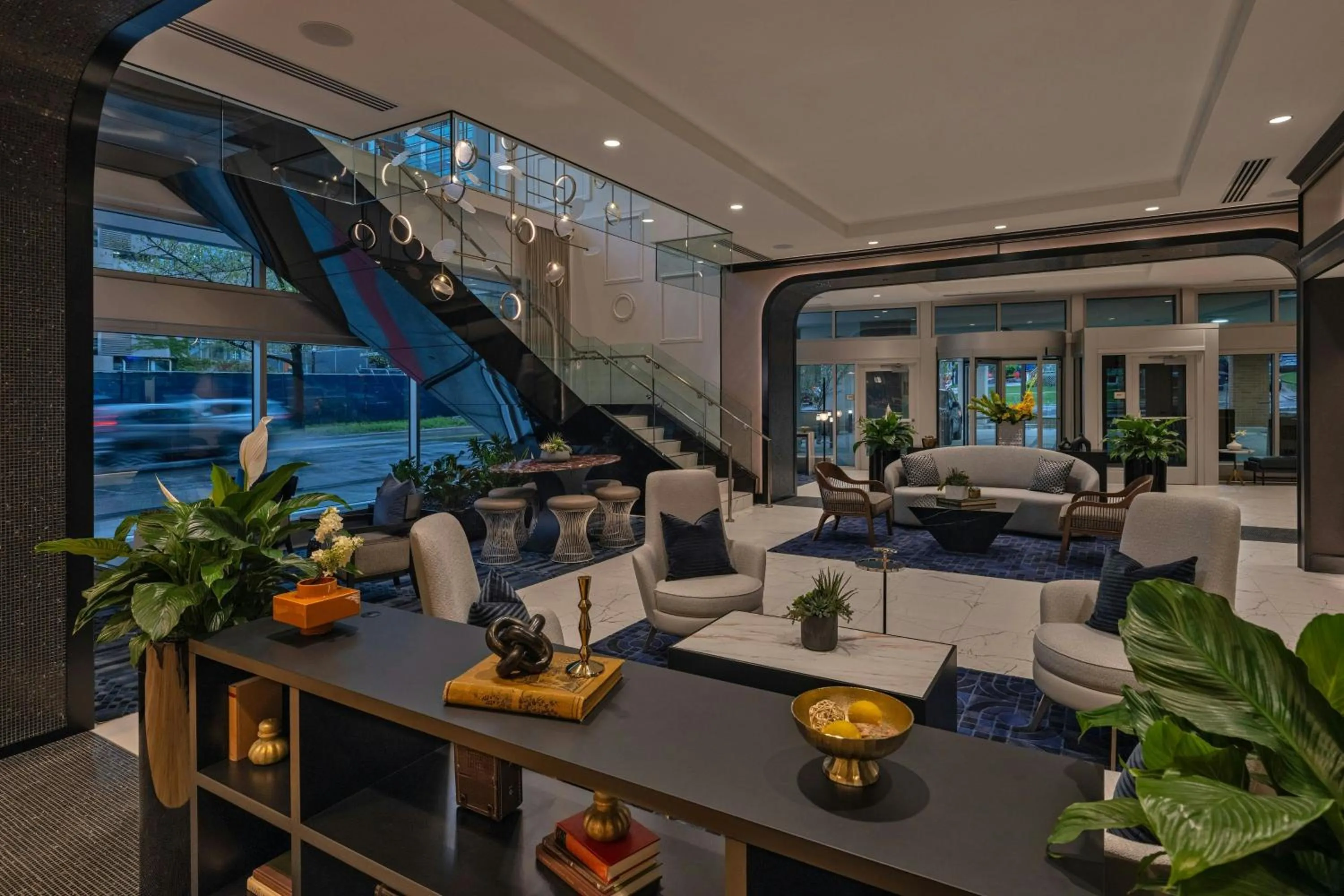 Lobby or reception in The Vanguard Ann Arbor, Autograph Collection