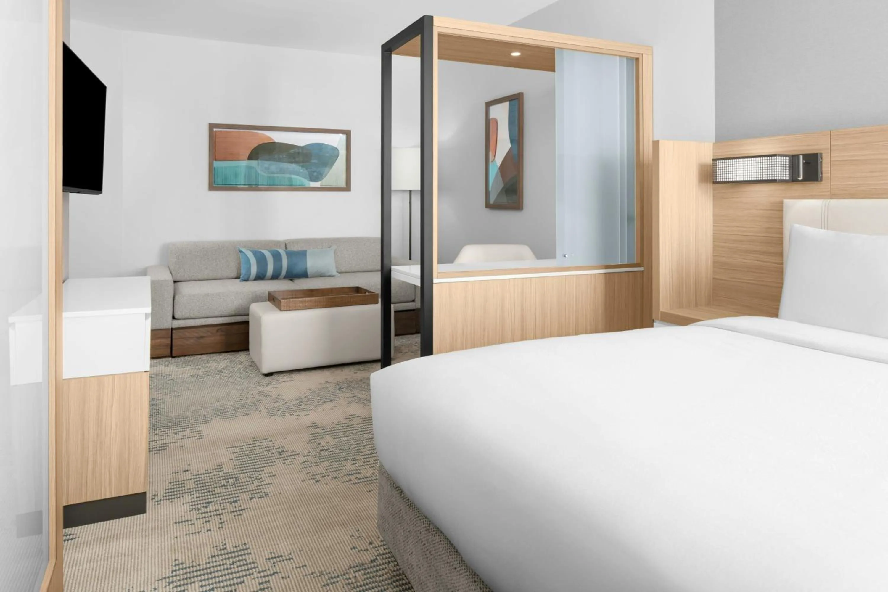 Bedroom, Bed in SpringHill Suites by Marriott Grand Island