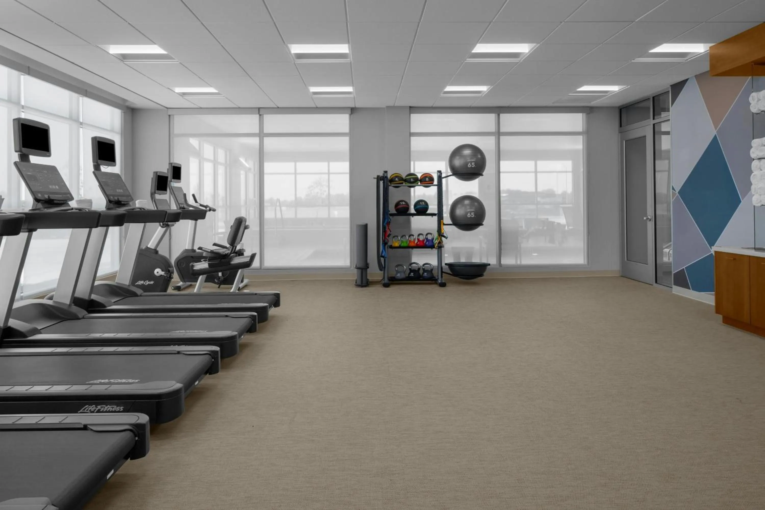 Fitness centre/facilities in SpringHill Suites by Marriott Grand Island