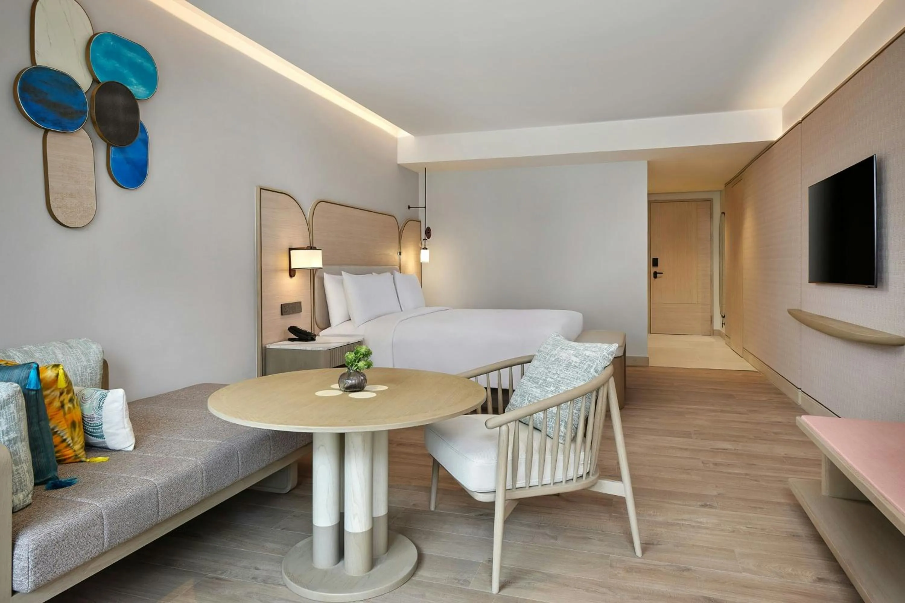 Living room, Bed in Veranda Resort Phuket, Autograph Collection