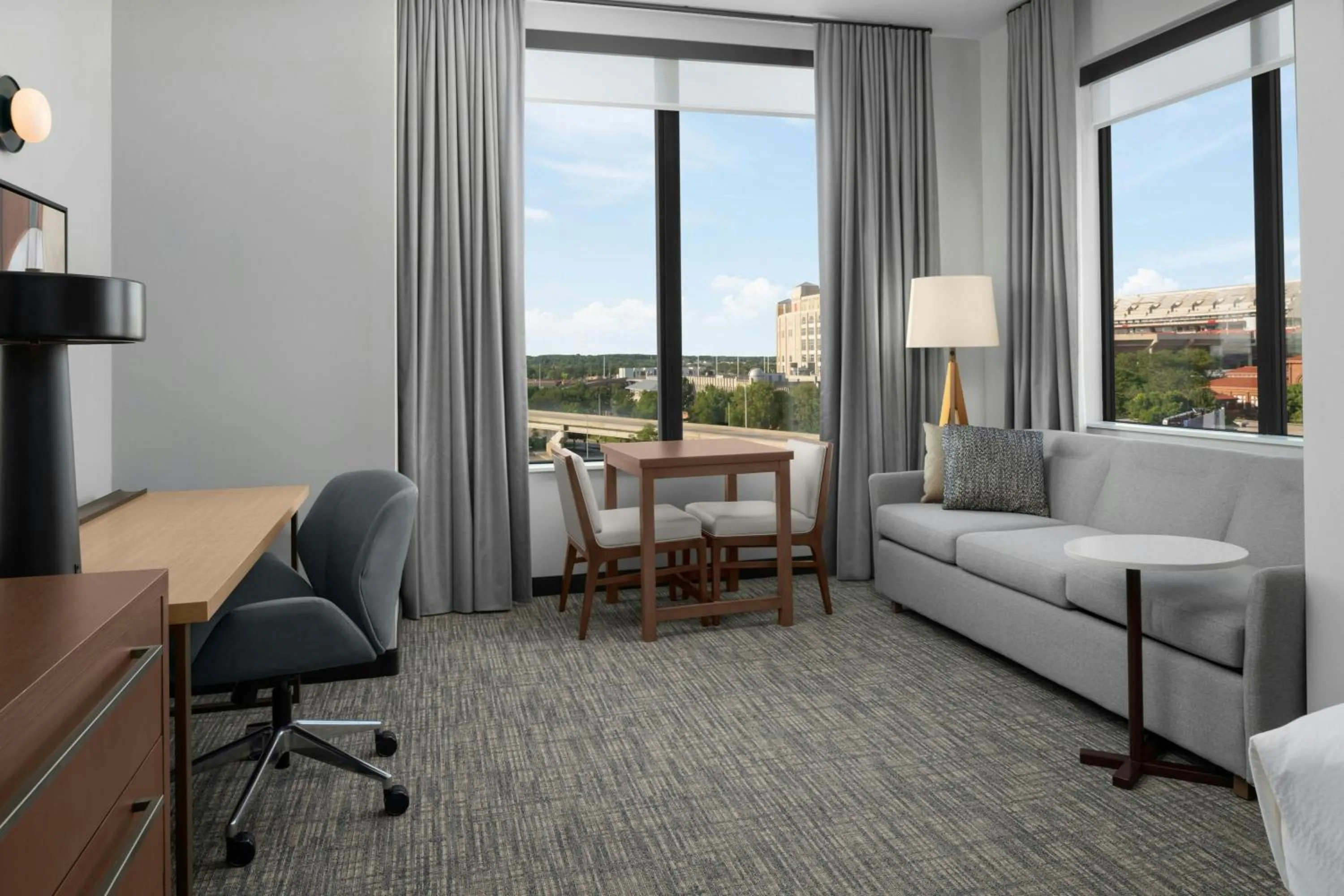 Photo of the whole room, Bed in Residence Inn by Marriott Lincoln Downtown