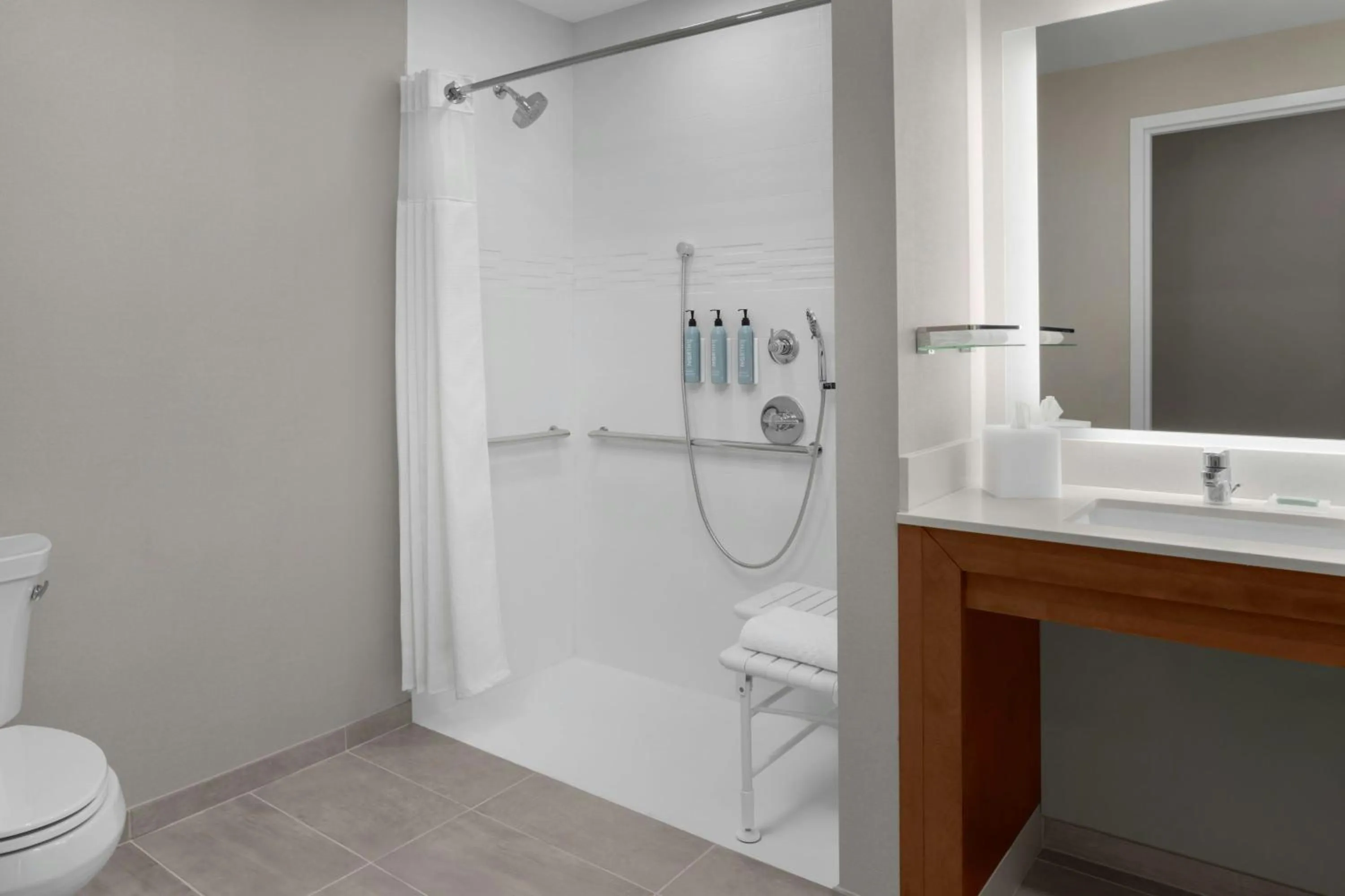 Bathroom in Residence Inn by Marriott Lincoln Downtown