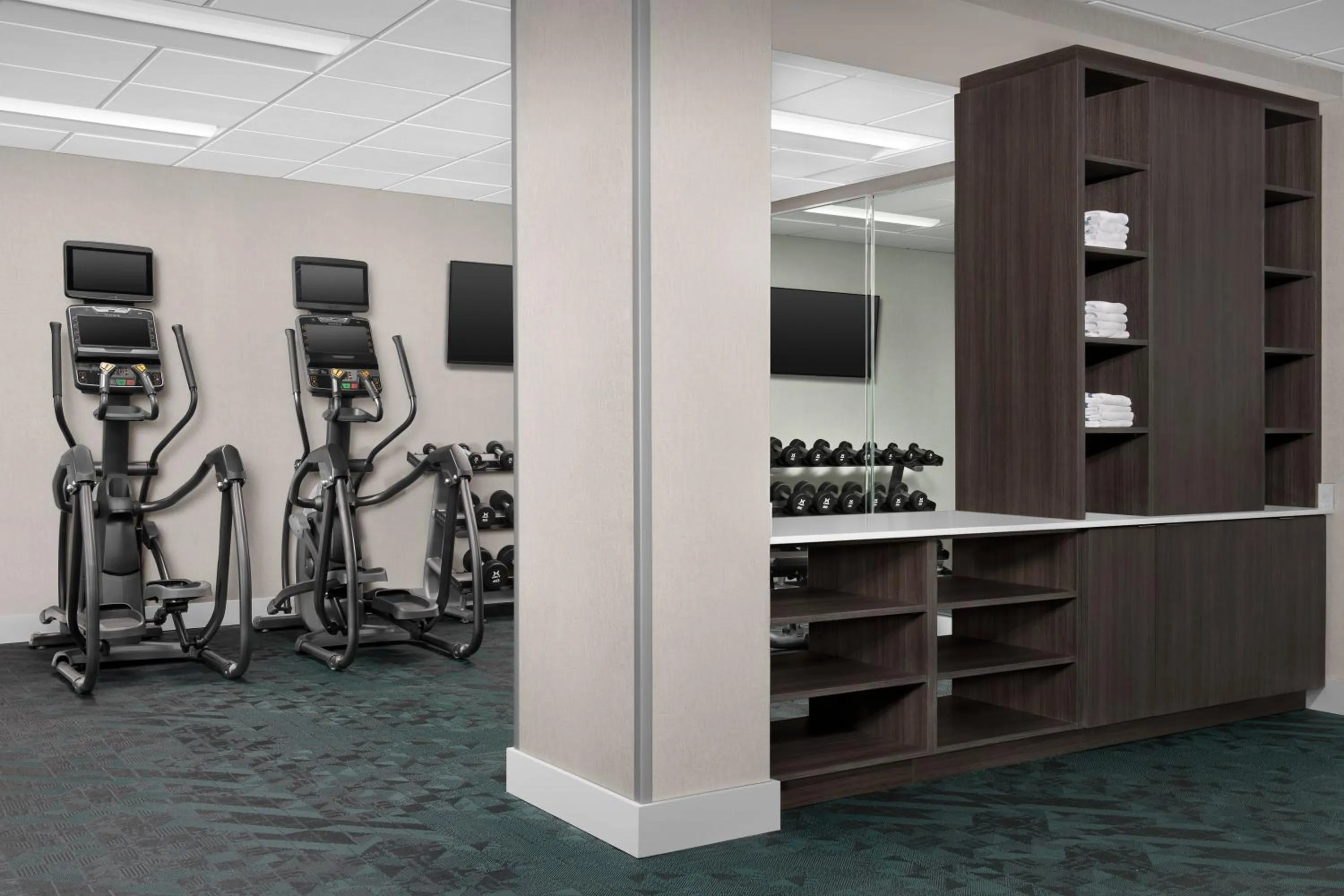 Fitness centre/facilities in TownePlace Suites By Marriott Lake City
