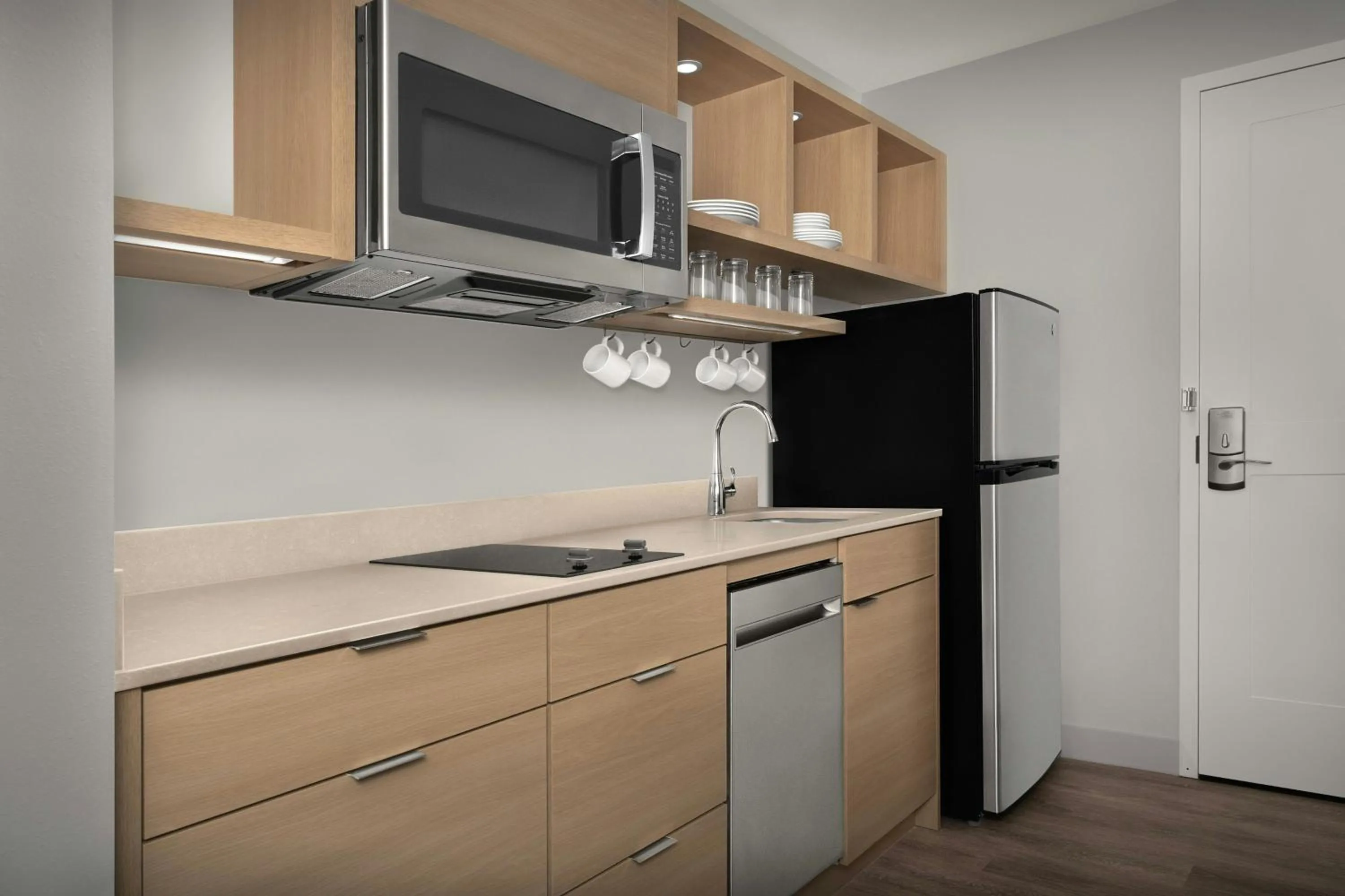 Kitchen or kitchenette in TownePlace Suites By Marriott Lake City