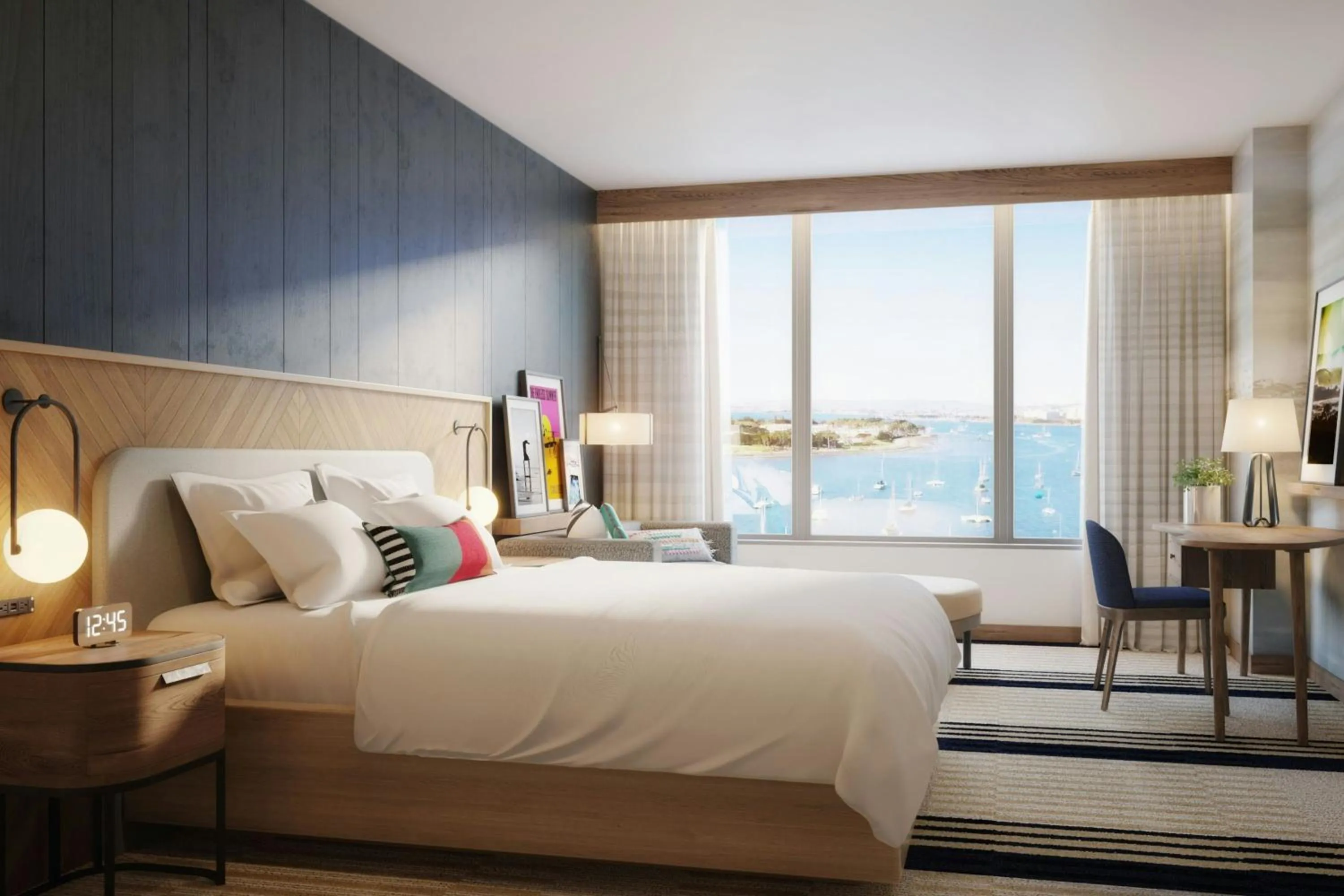 Corner King Room with Sofa Bed and Bay View in Gaylord Pacific Resort & Convention Center