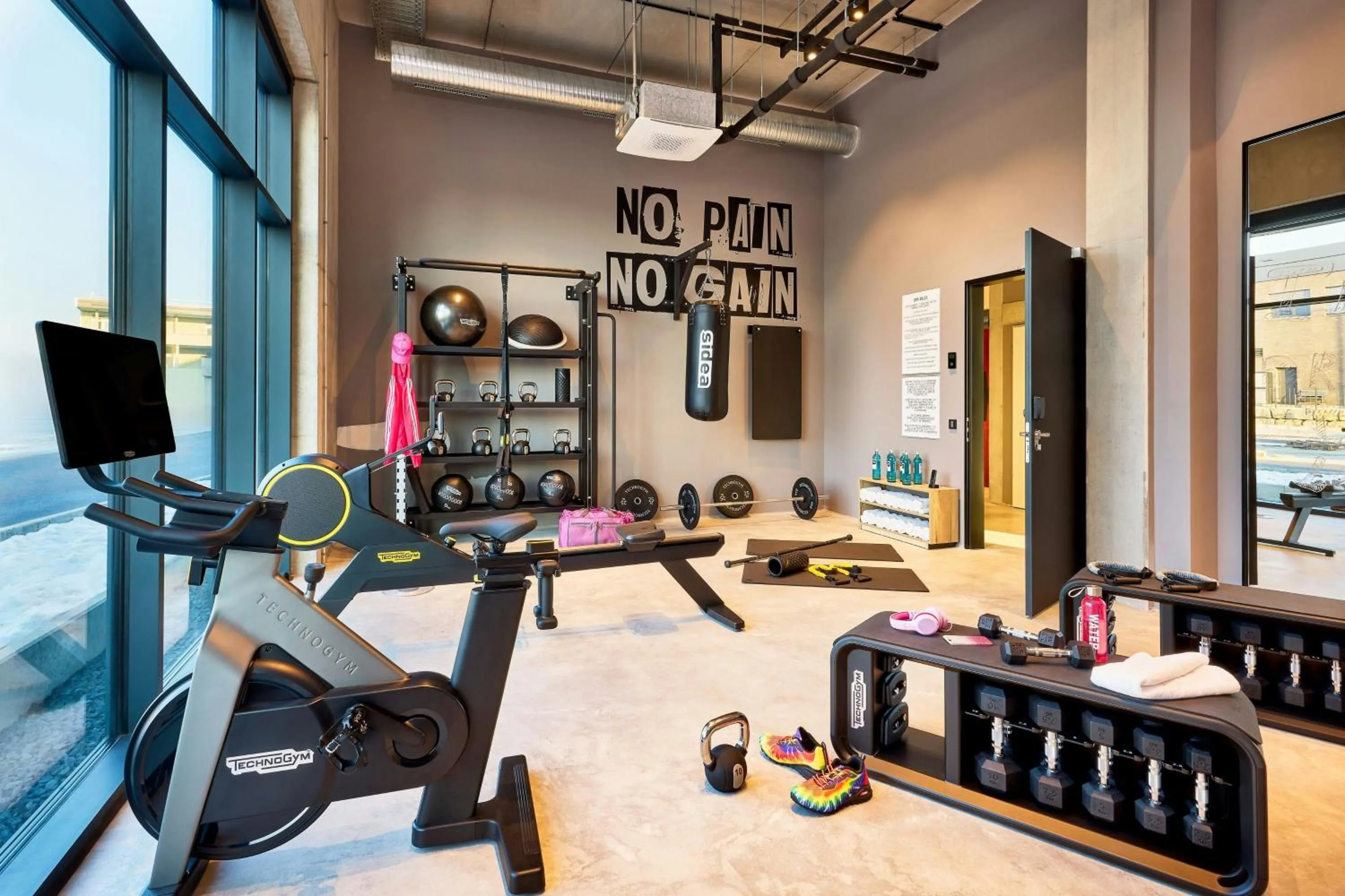 Fitness centre/facilities in Moxy Kupferzell Hohenlohe