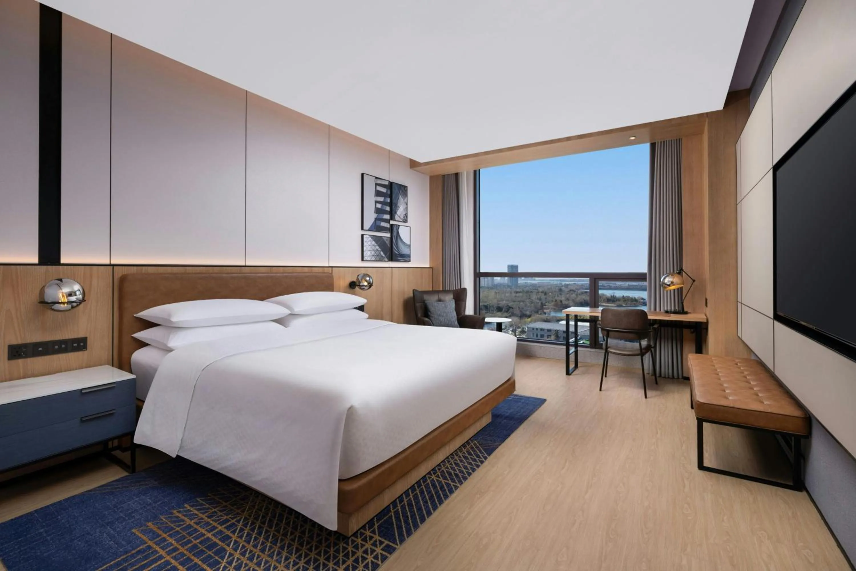 Photo of the whole room, Bed in Four Points by Sheraton Yancheng, Jianhu