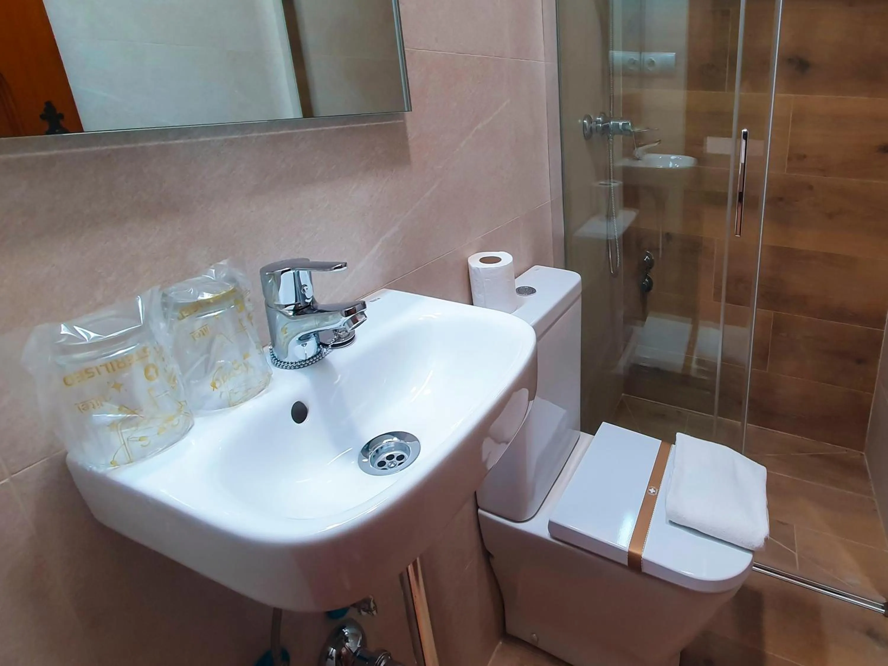 Shower in Apartamentos Santander Centro 3000