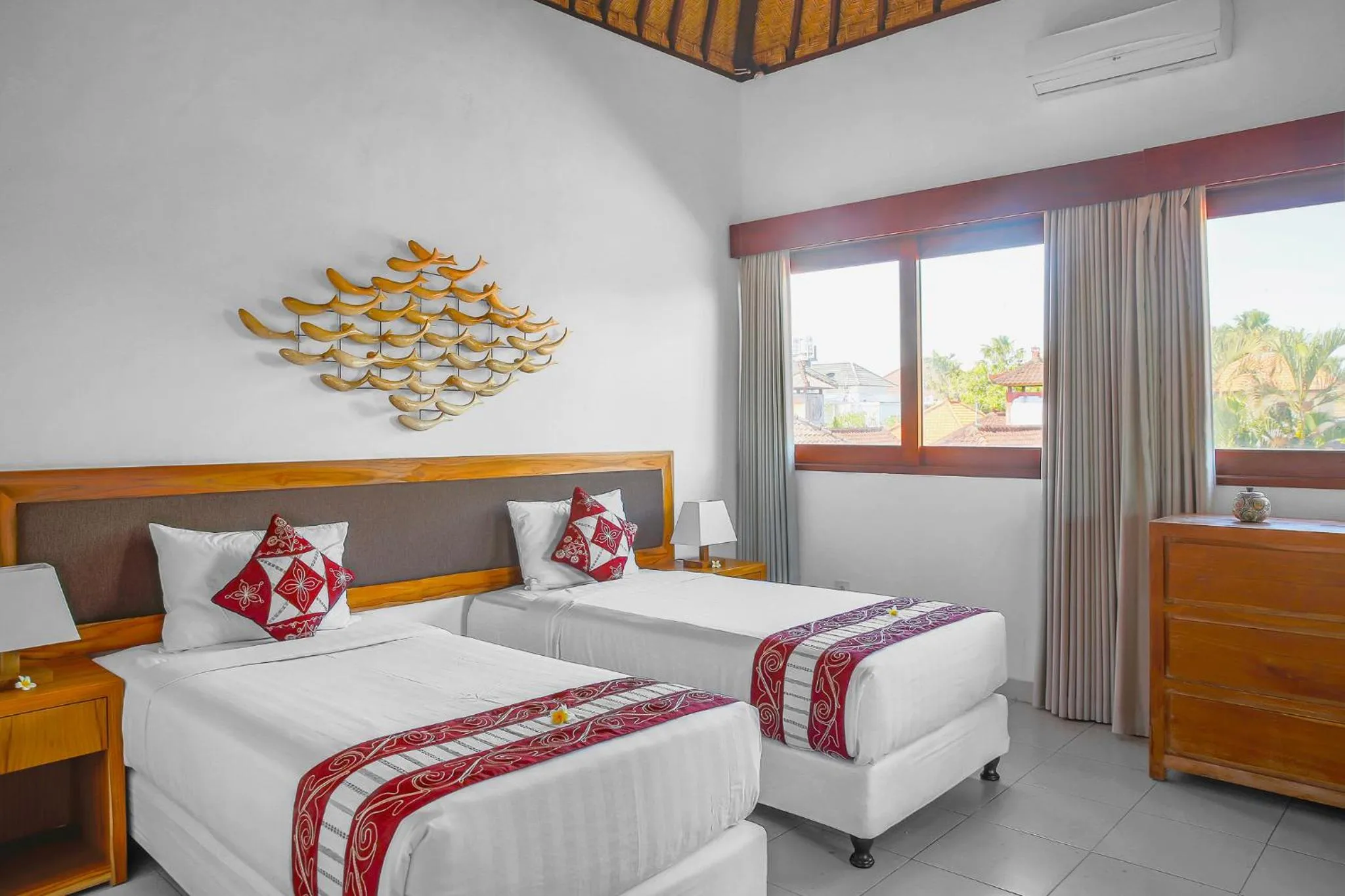 Bed in Villa Bali Caviar