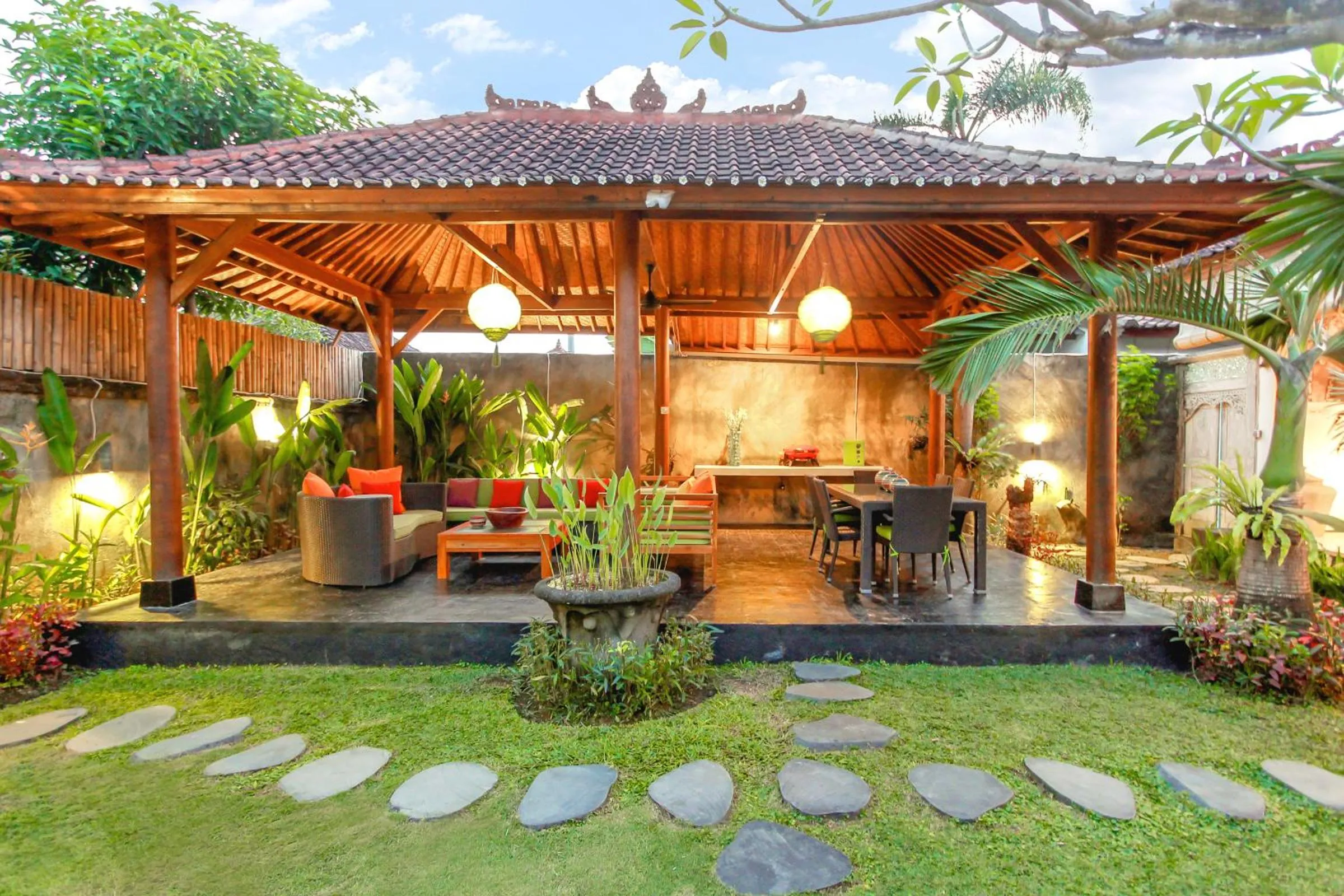 Patio in Villa Bali Caviar
