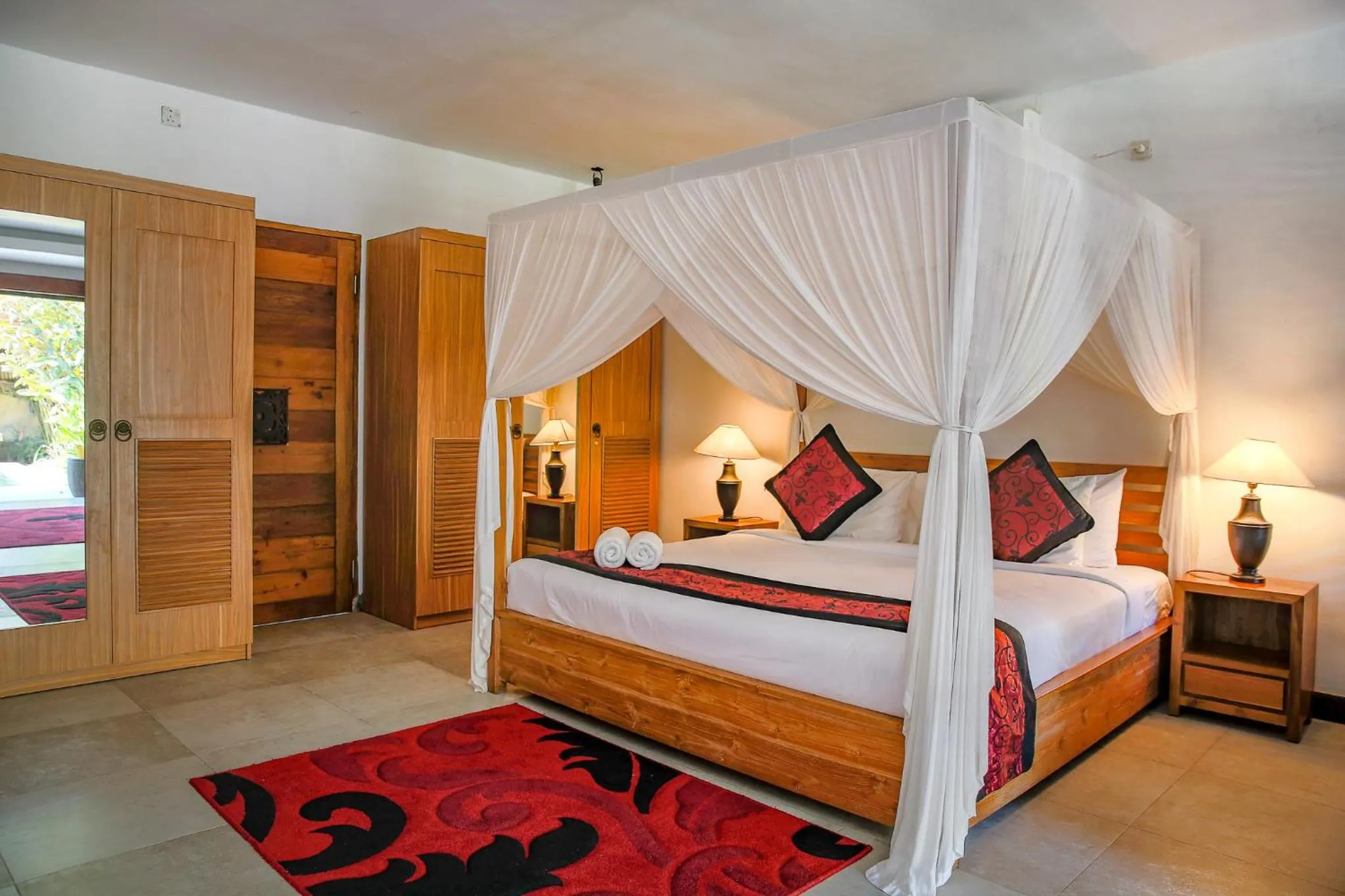 Bed in Villa Bali Caviar