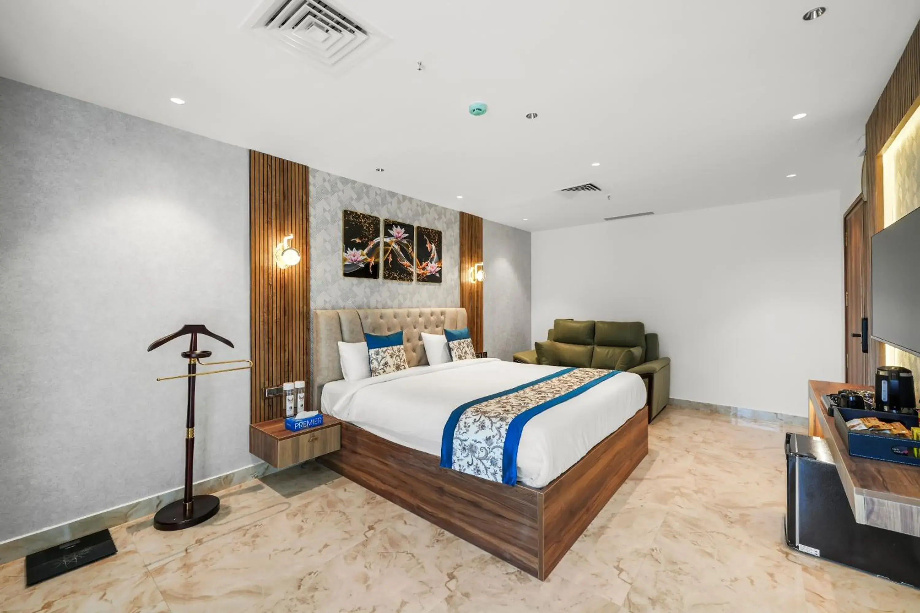 View (from property/room), Bed in Hotel Grand Kasturi View (from property/room), Bed in Hotel Grand Kasturi