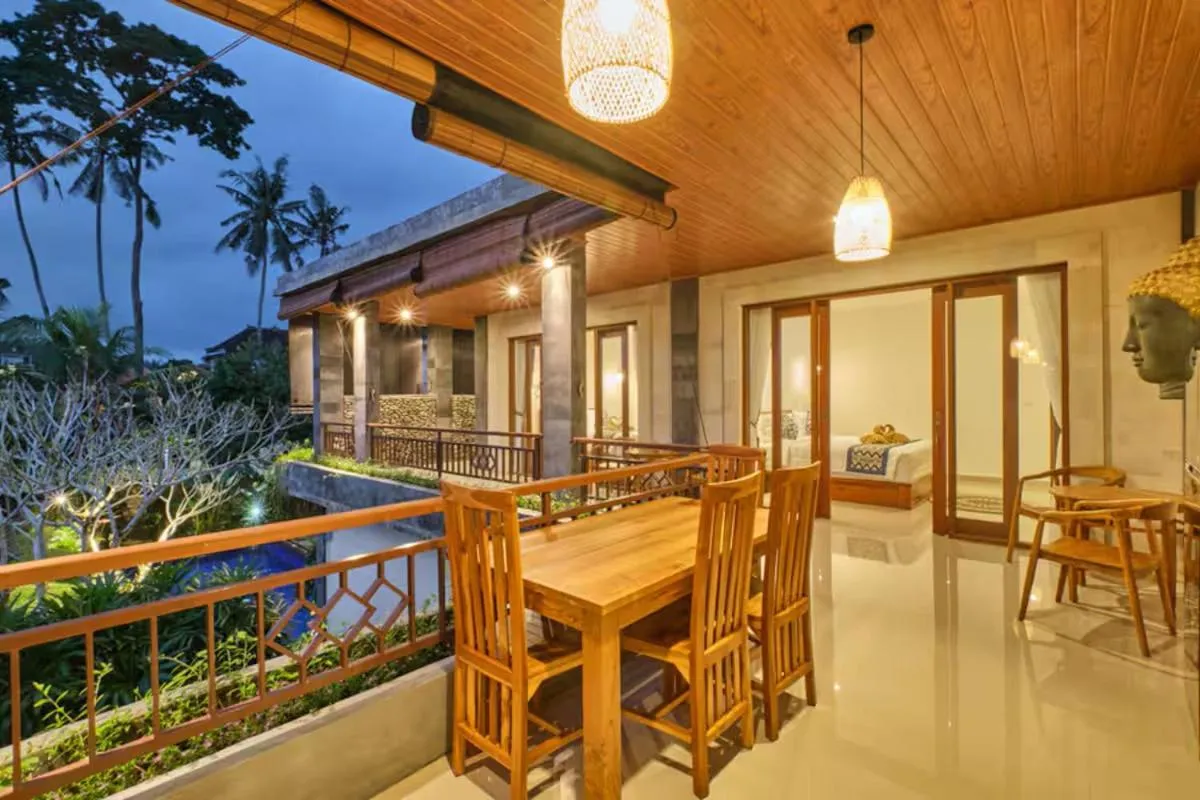 Balcony/Terrace in Long Lane Bali Villa