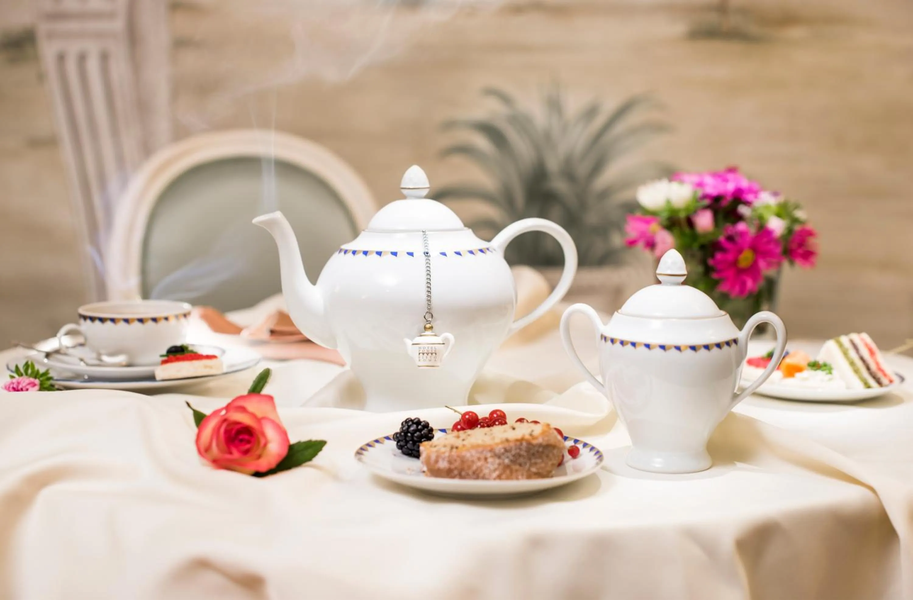 Decorative detail in Hotel Ponte Sisto