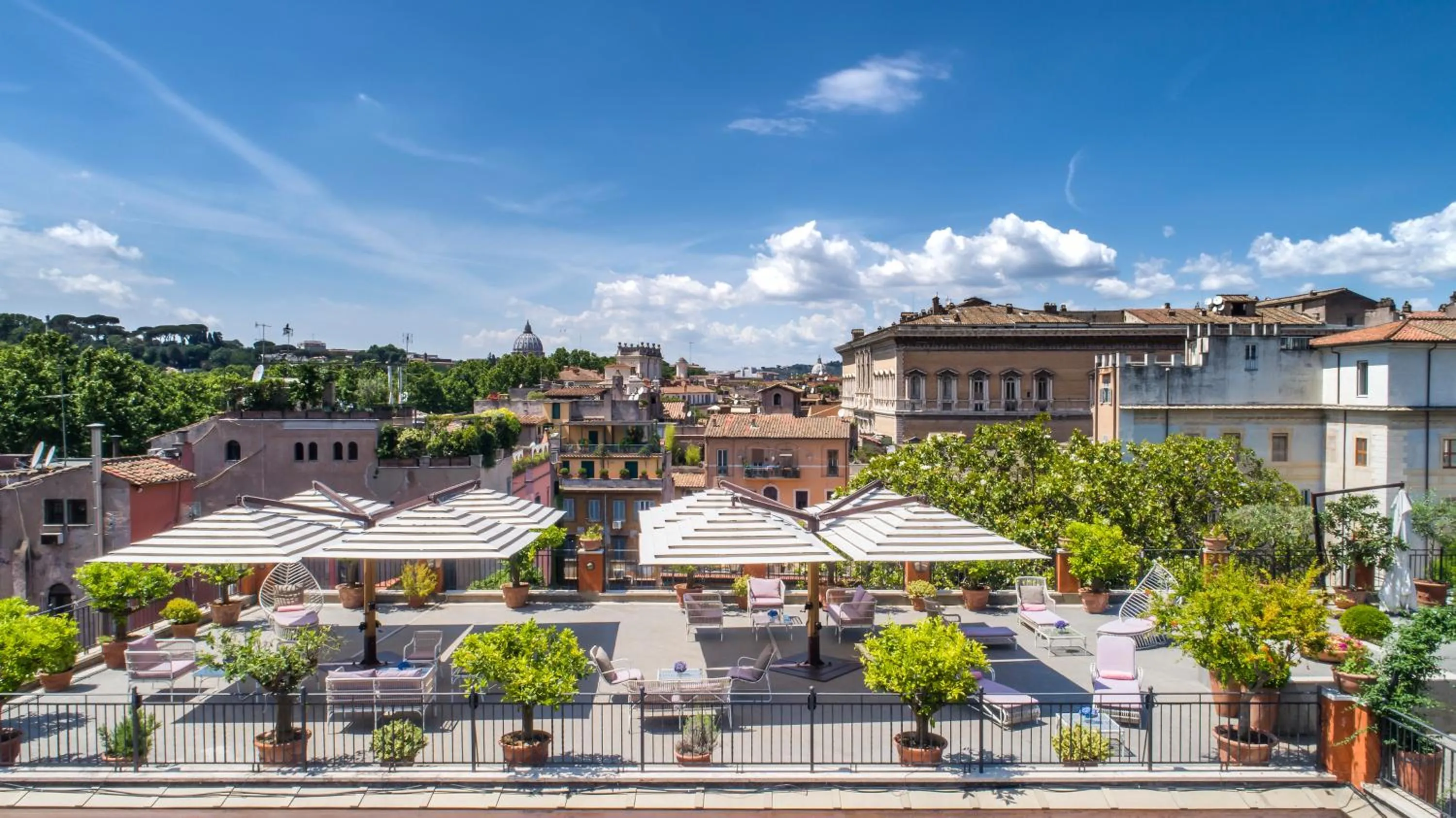 Balcony/Terrace in Hotel Ponte Sisto