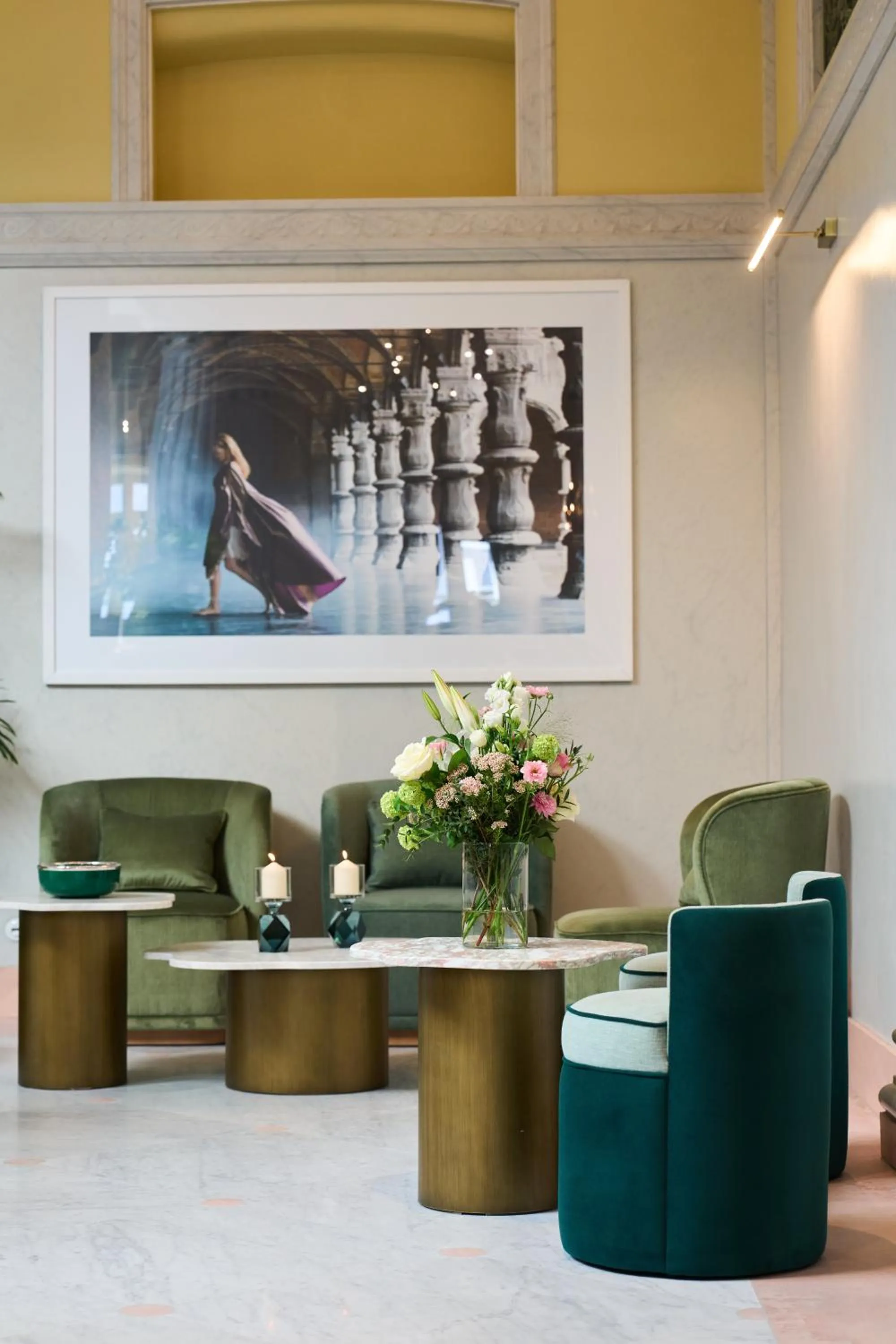 Lobby or reception in Les Bains de Spa