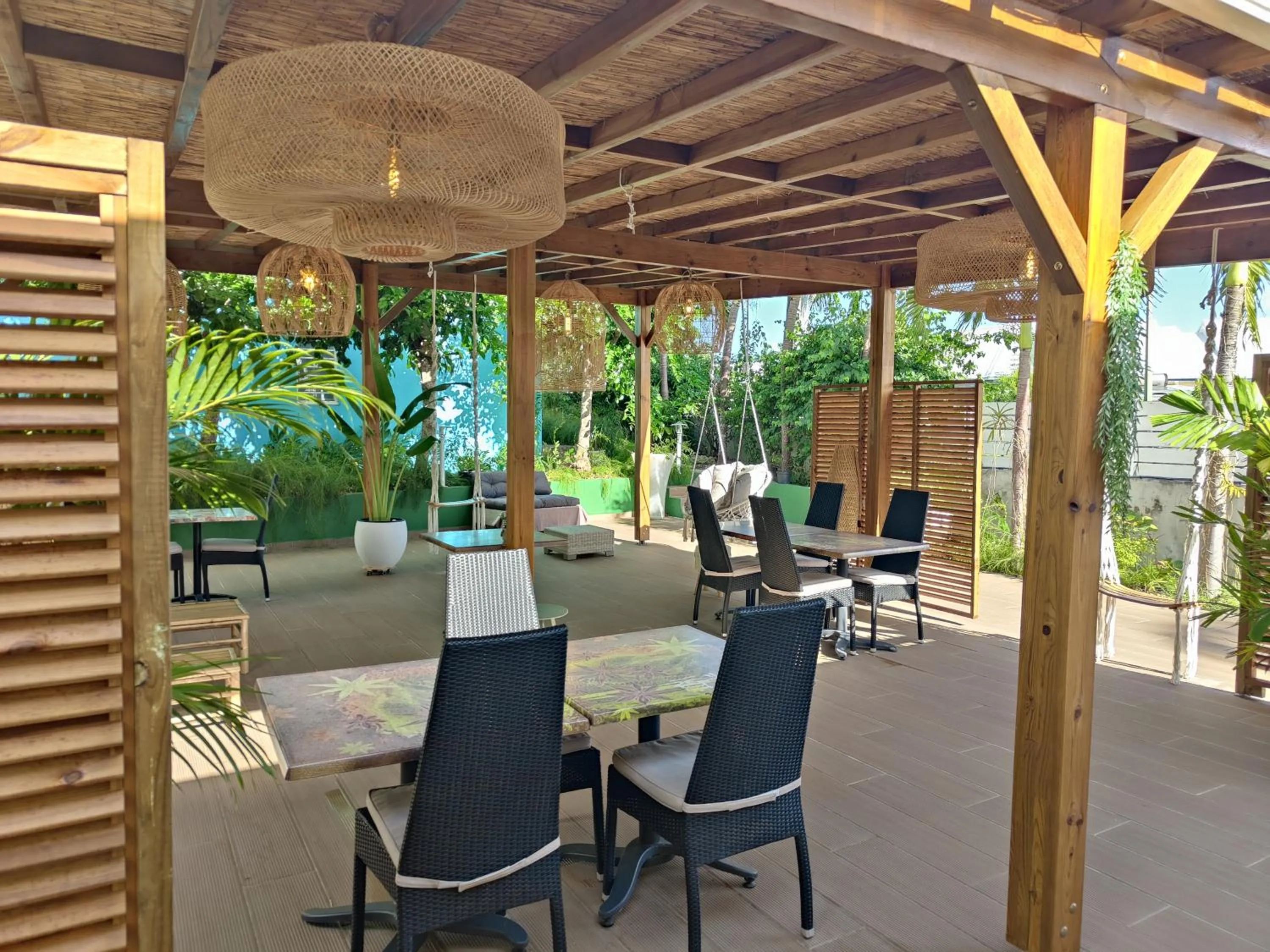 Patio in Majesty Palm Hôtel
