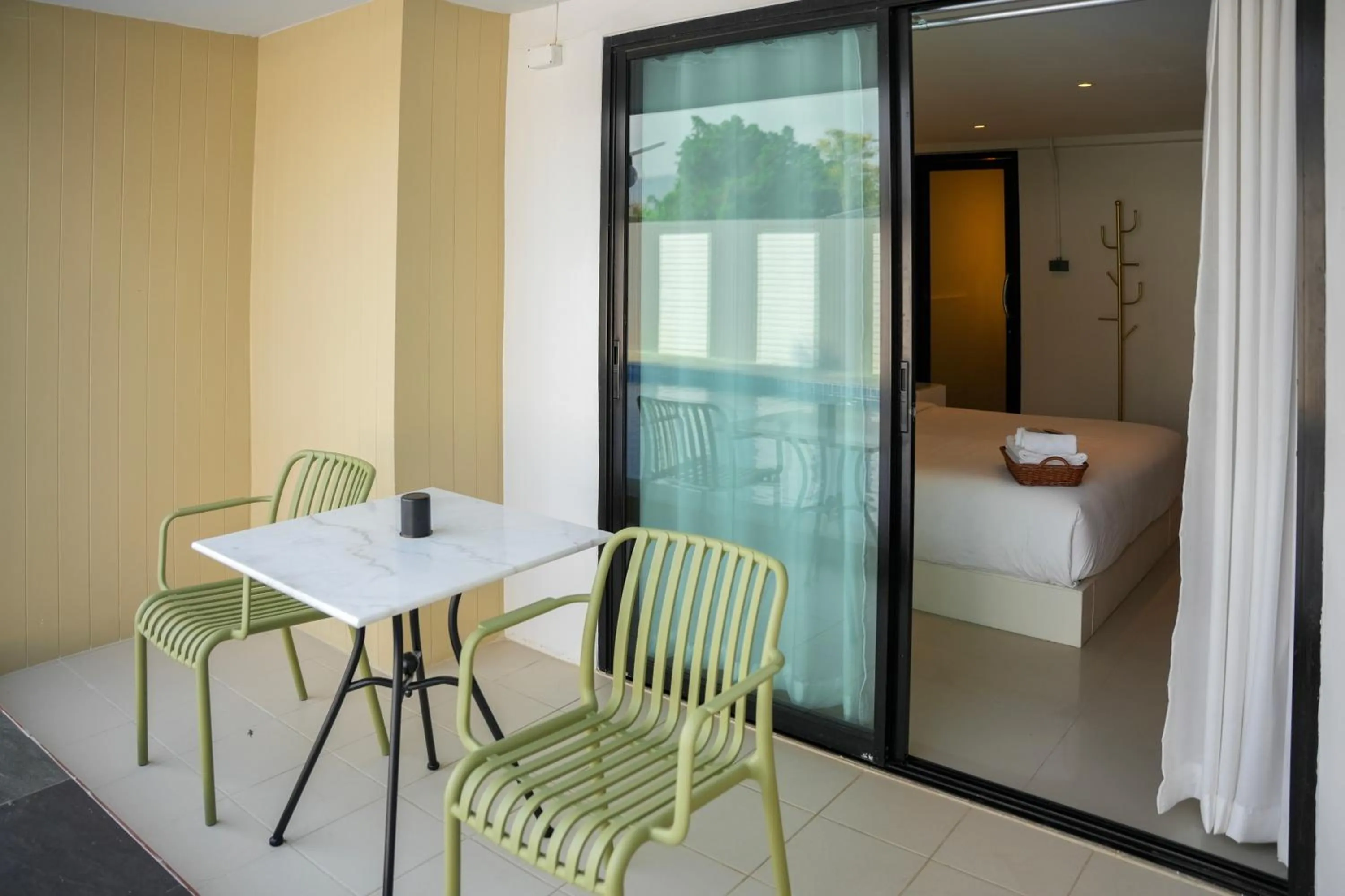 Balcony/Terrace in R2 Bed and Pool Kanchanaburi