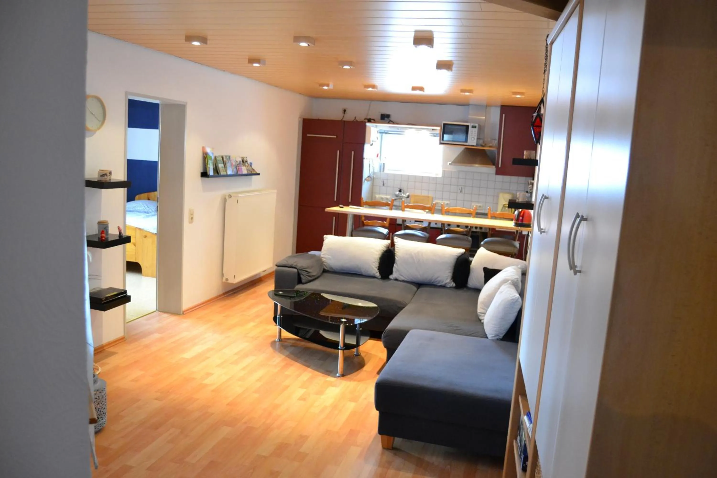 Living room in Ferien bei Freunden im Holzhaus