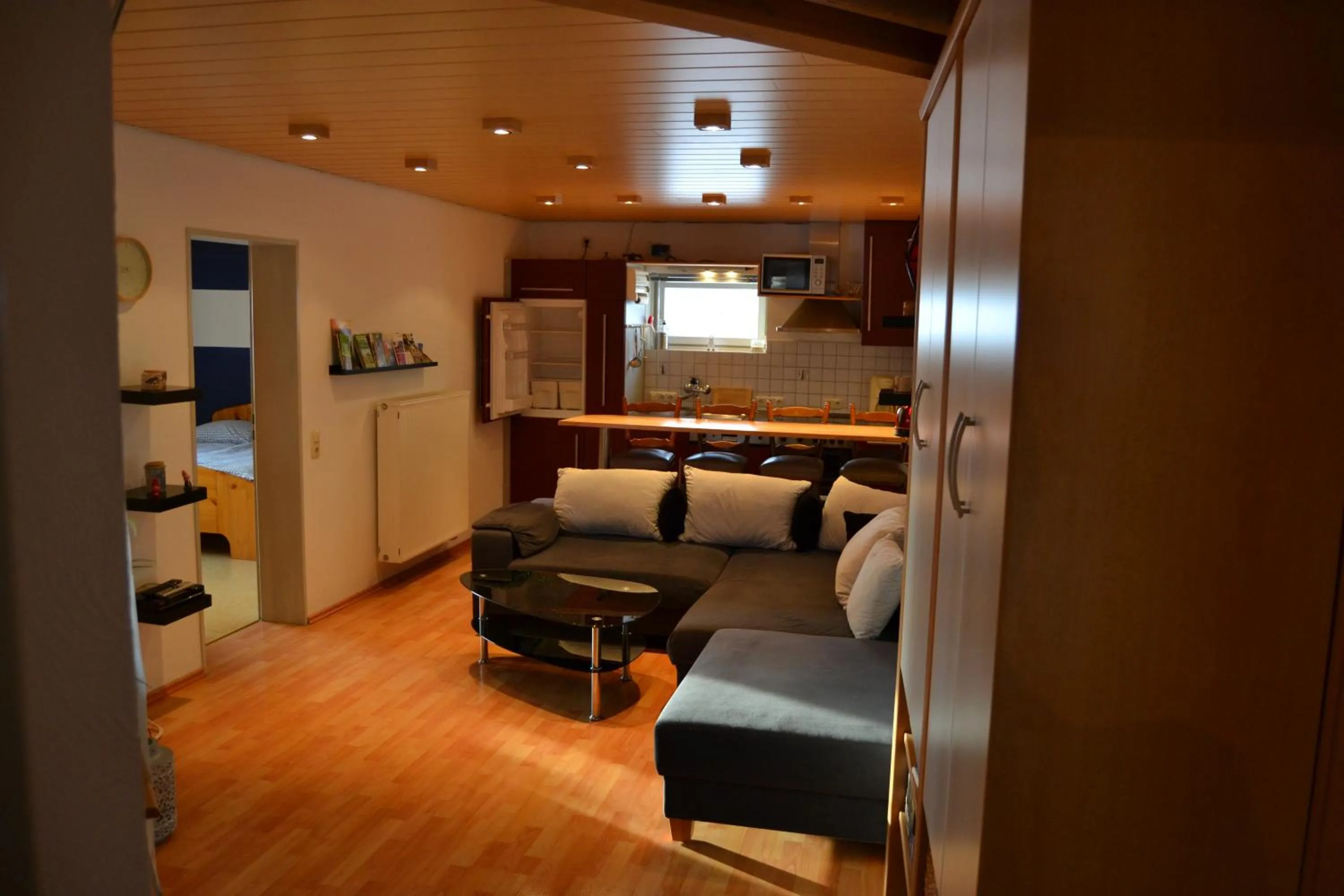 Living room in Ferien bei Freunden im Holzhaus
